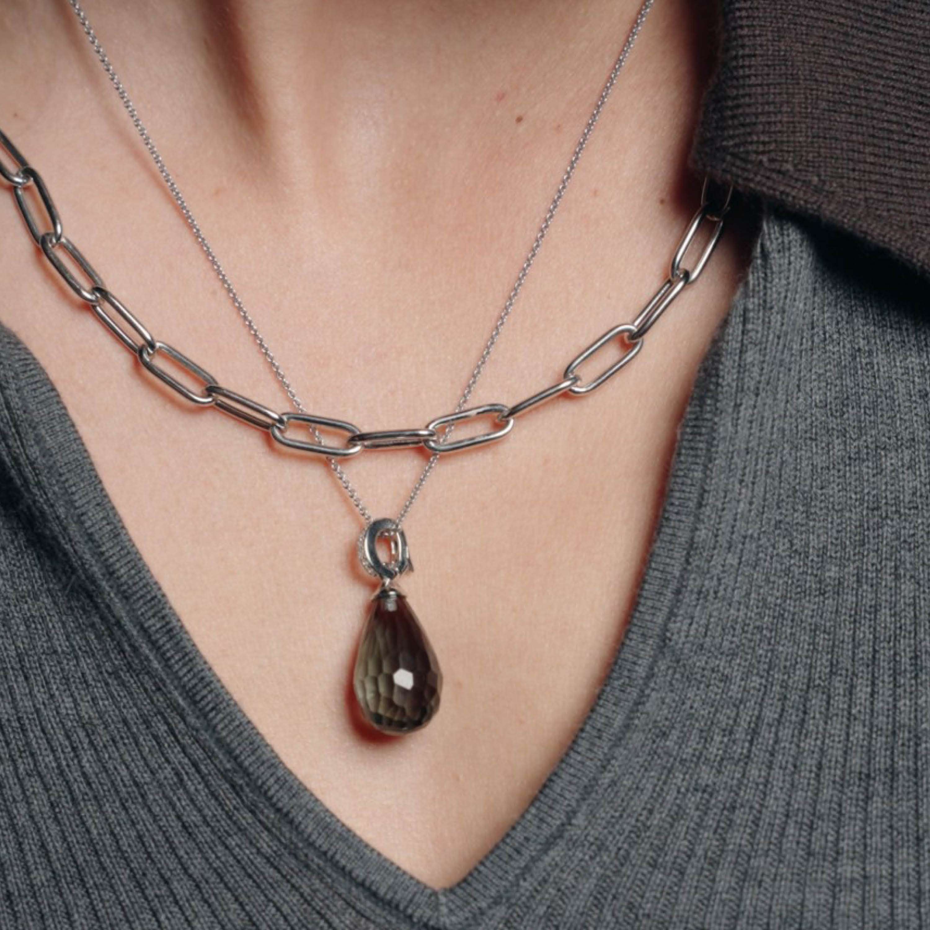 Ketting met Luxe steen hanger - Image 5