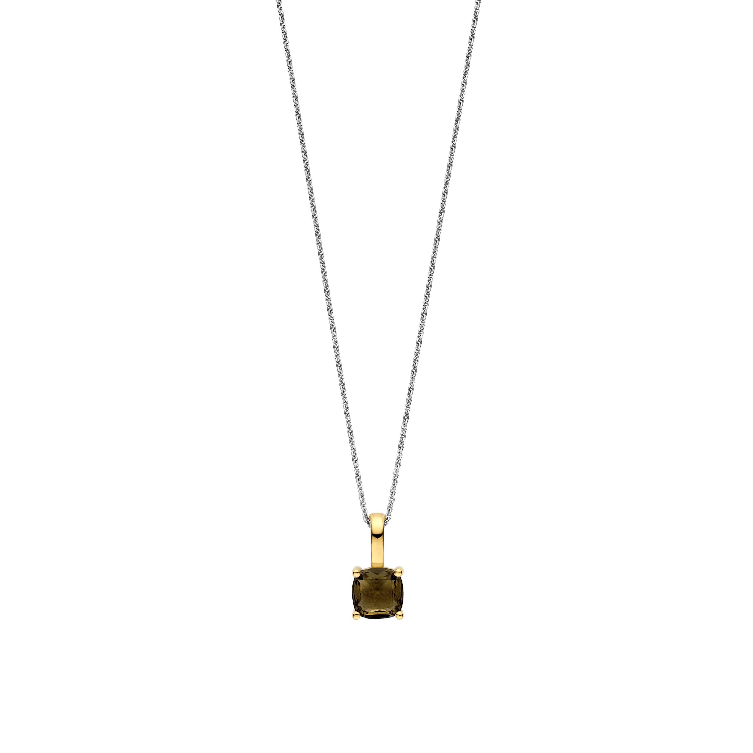 Ketting met Vierkante Kaki hanger
