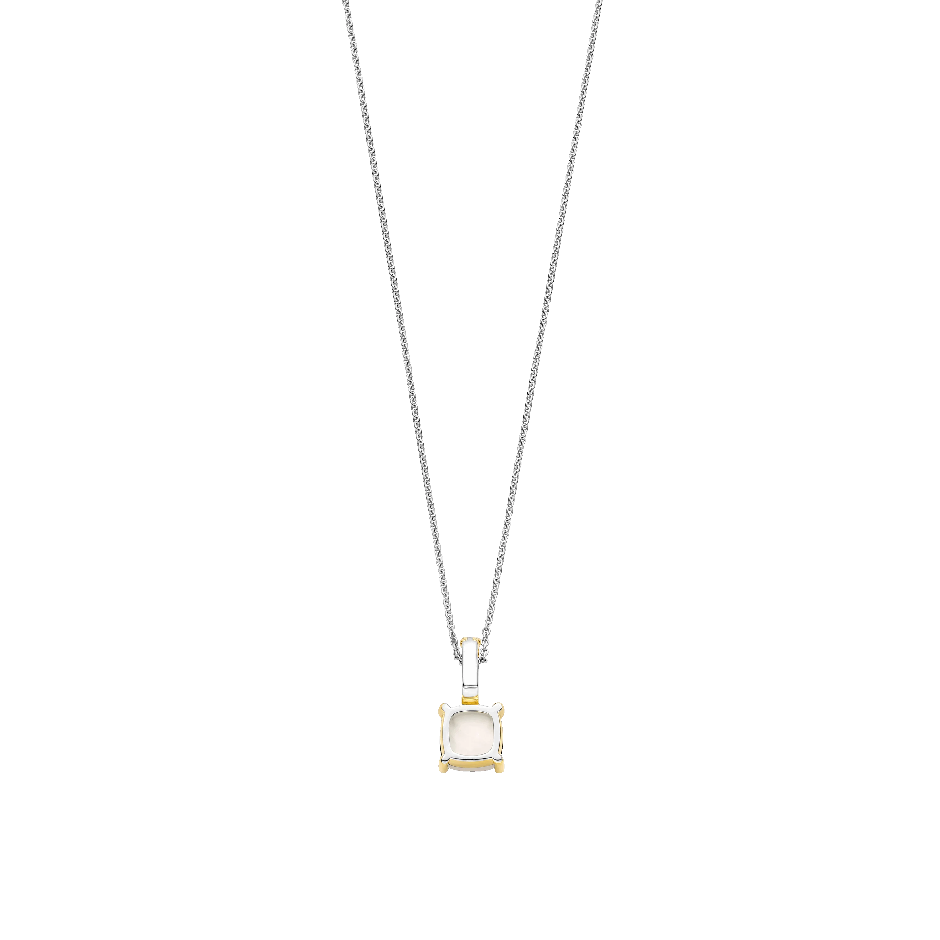 Ketting met Vierkante Parel hanger 11mm - Image 3