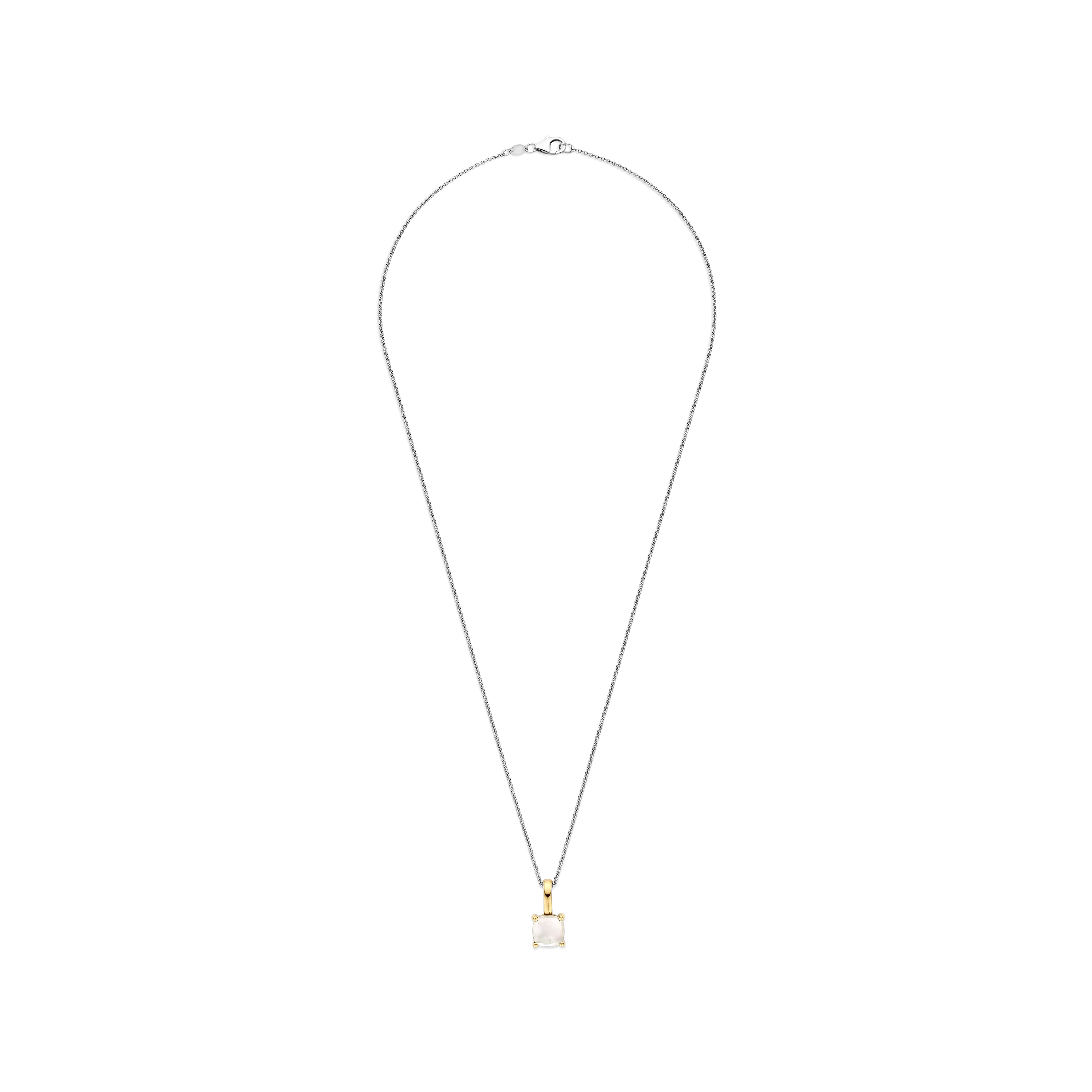Ketting met Vierkante Parel hanger 11mm - Image 4