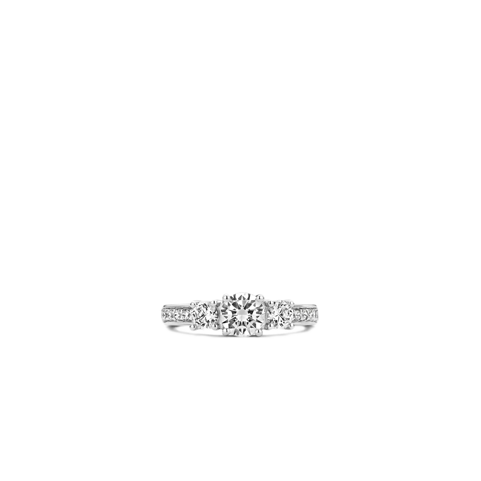 Classic Triple Zirkonia Ring - Image 3