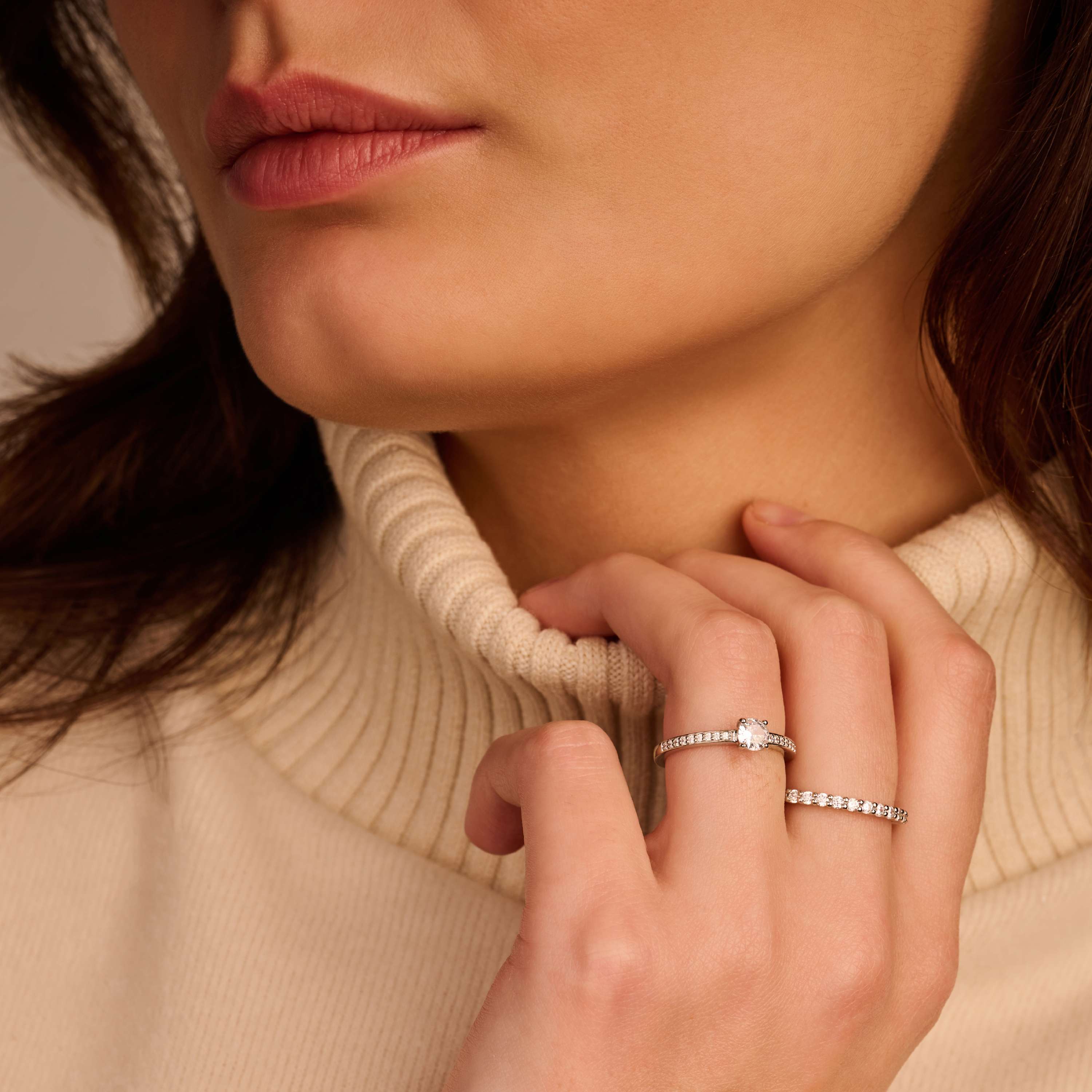 Classic Zirkonia Ring 5mm - Image 3