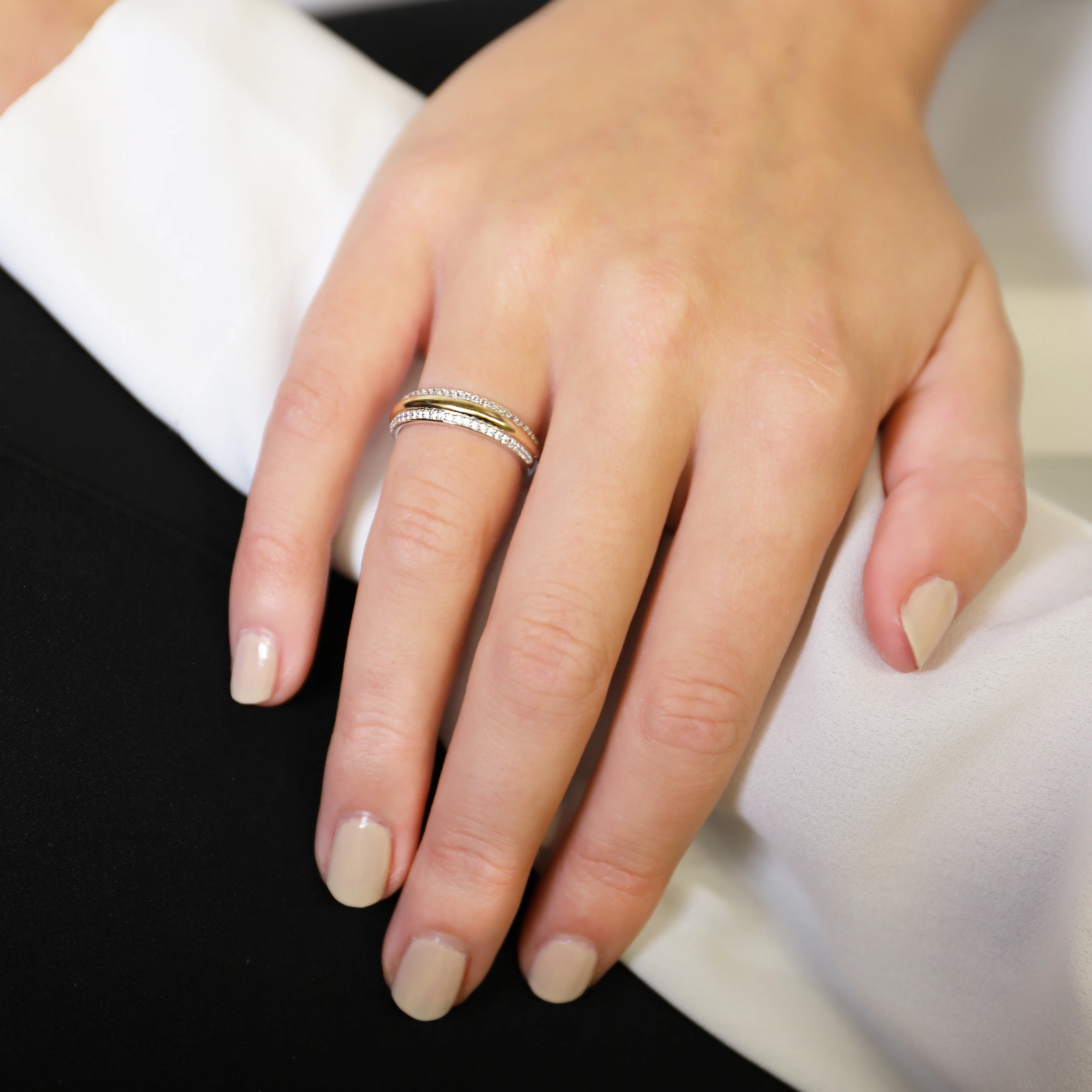 Layered Zirkonia Ring - Image 3