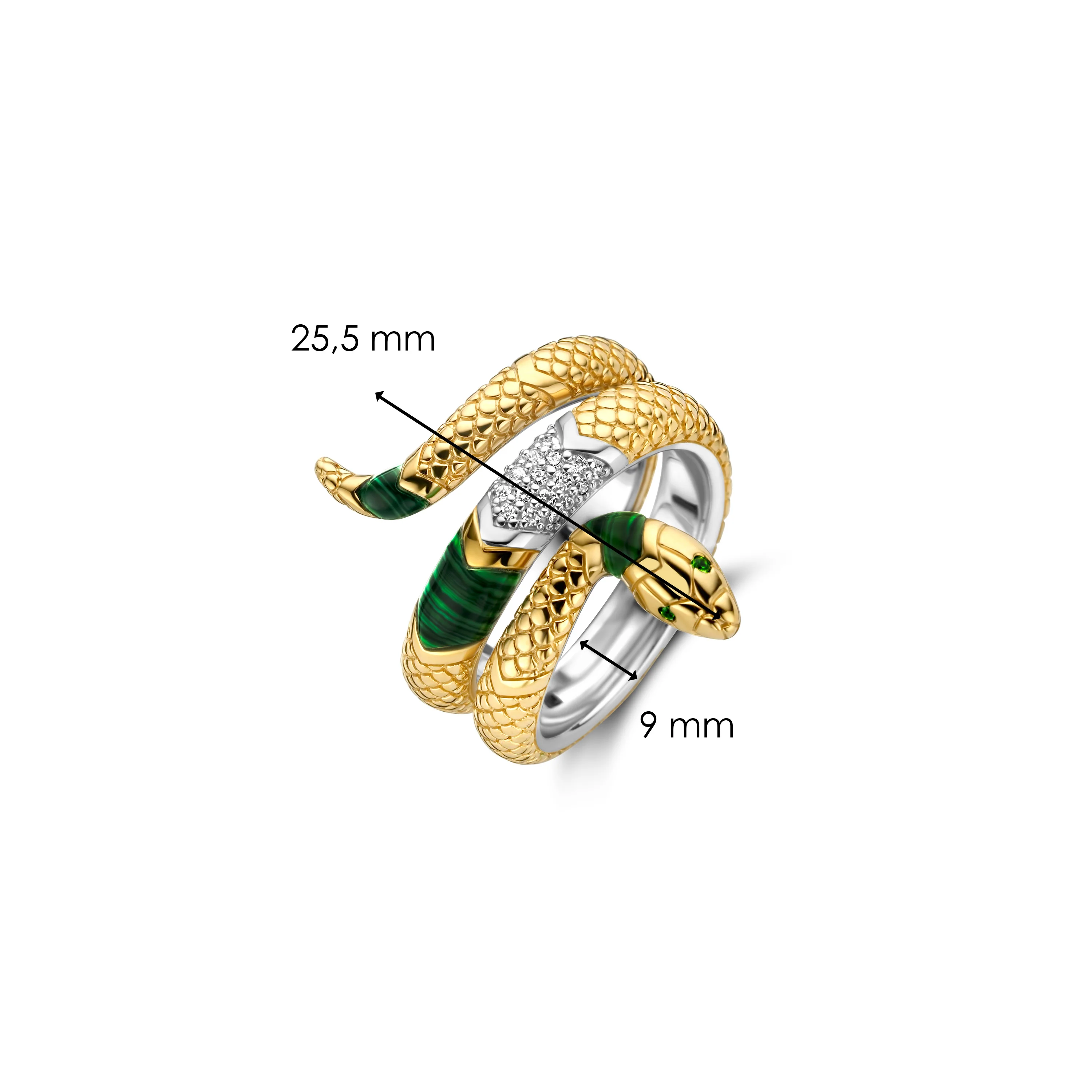 Emerald Snake Ring - Image 6