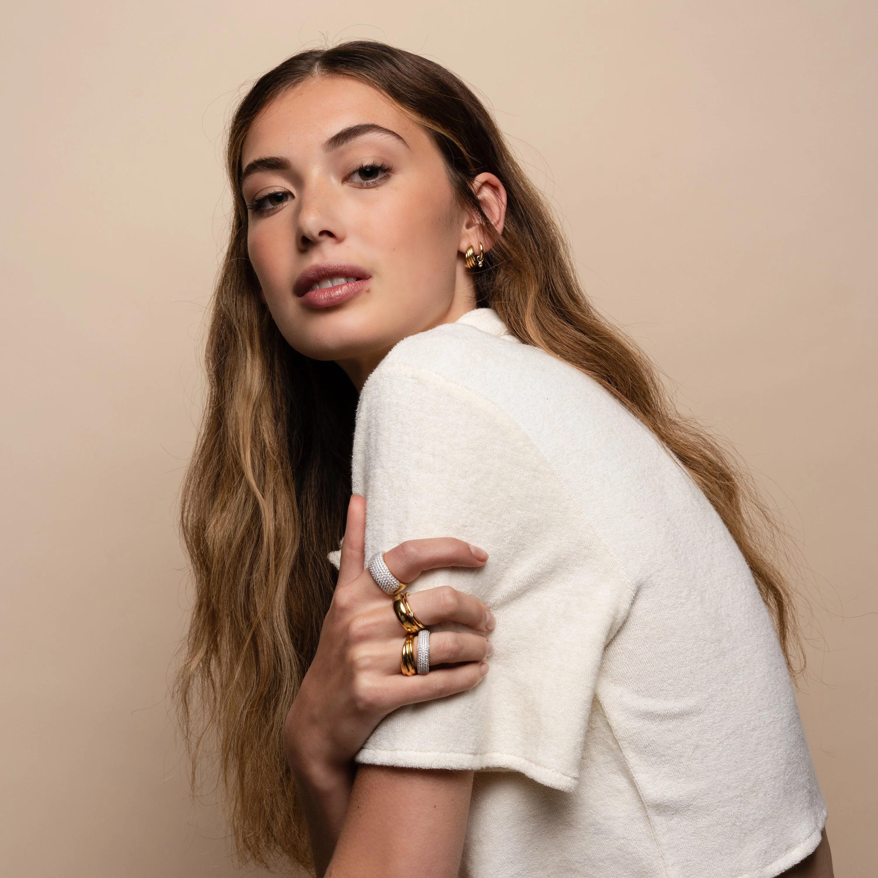 Chunky Zirkonia Ring - M model - Image 5
