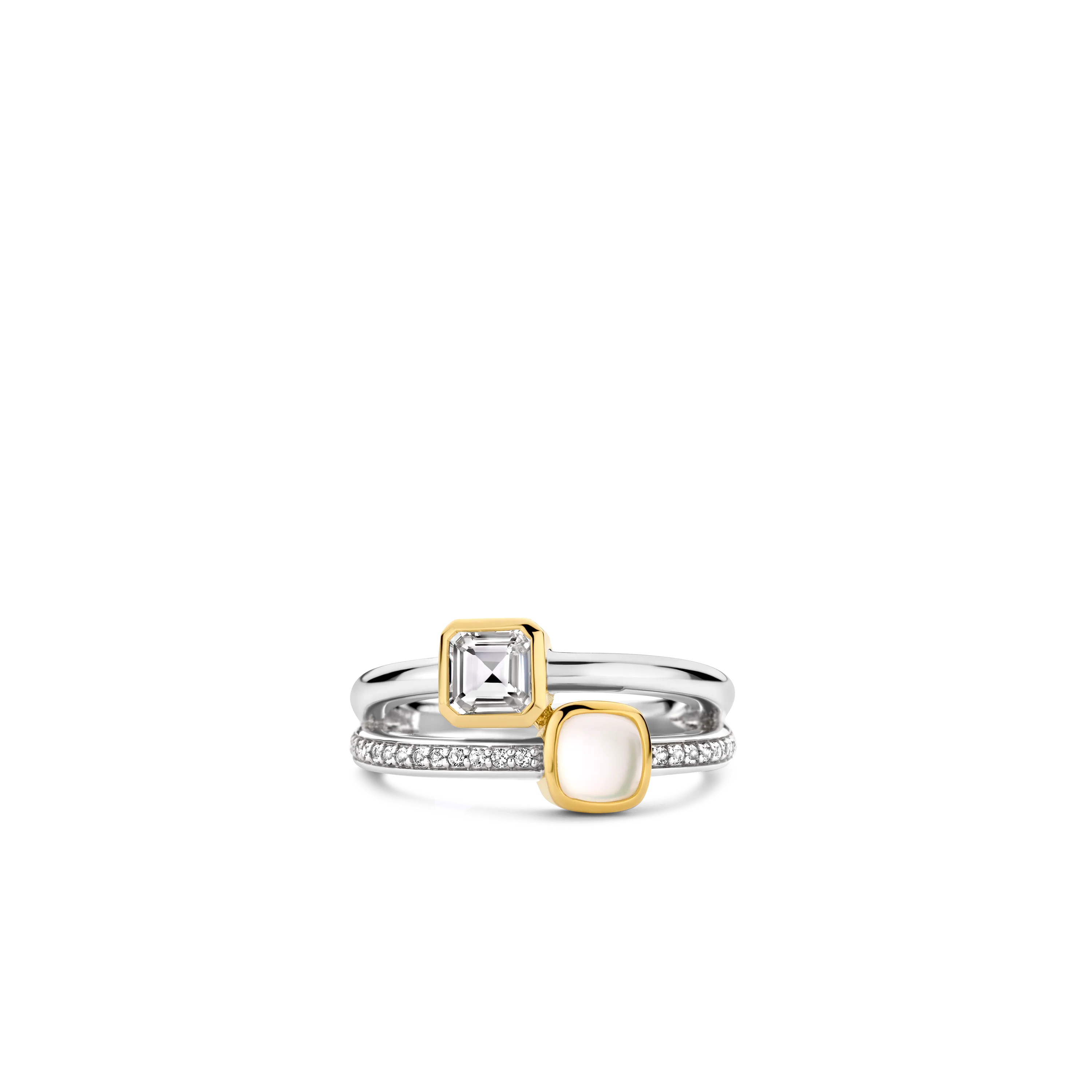 Double Cushion Zirkonia Ring - Image 3