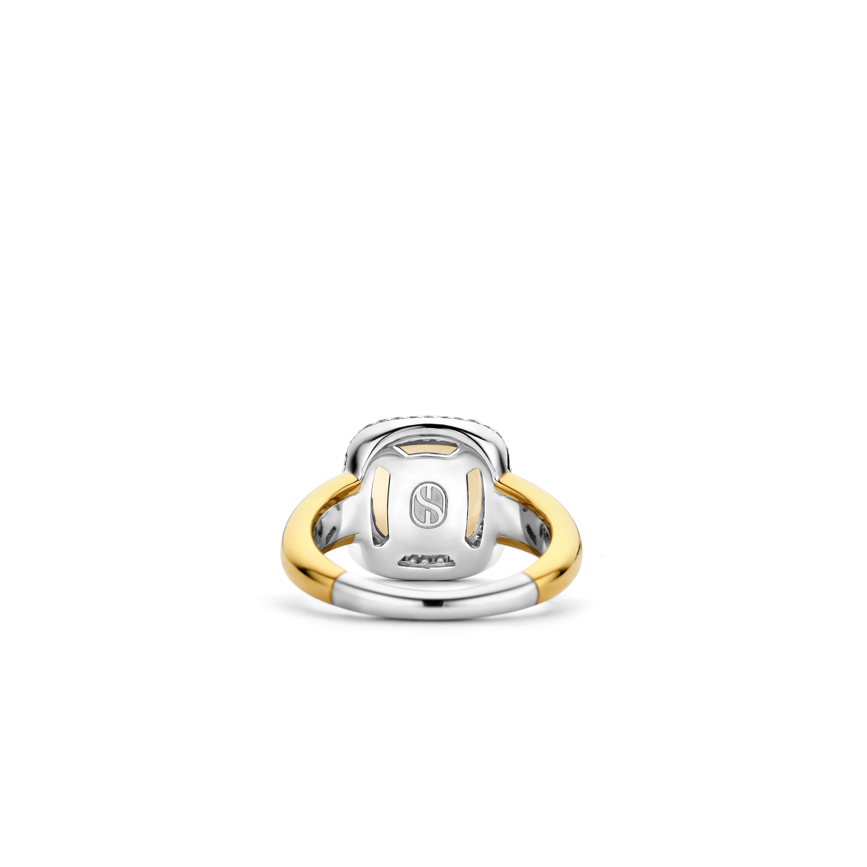 Zirkonia Cushion Ring met parel - Image 4