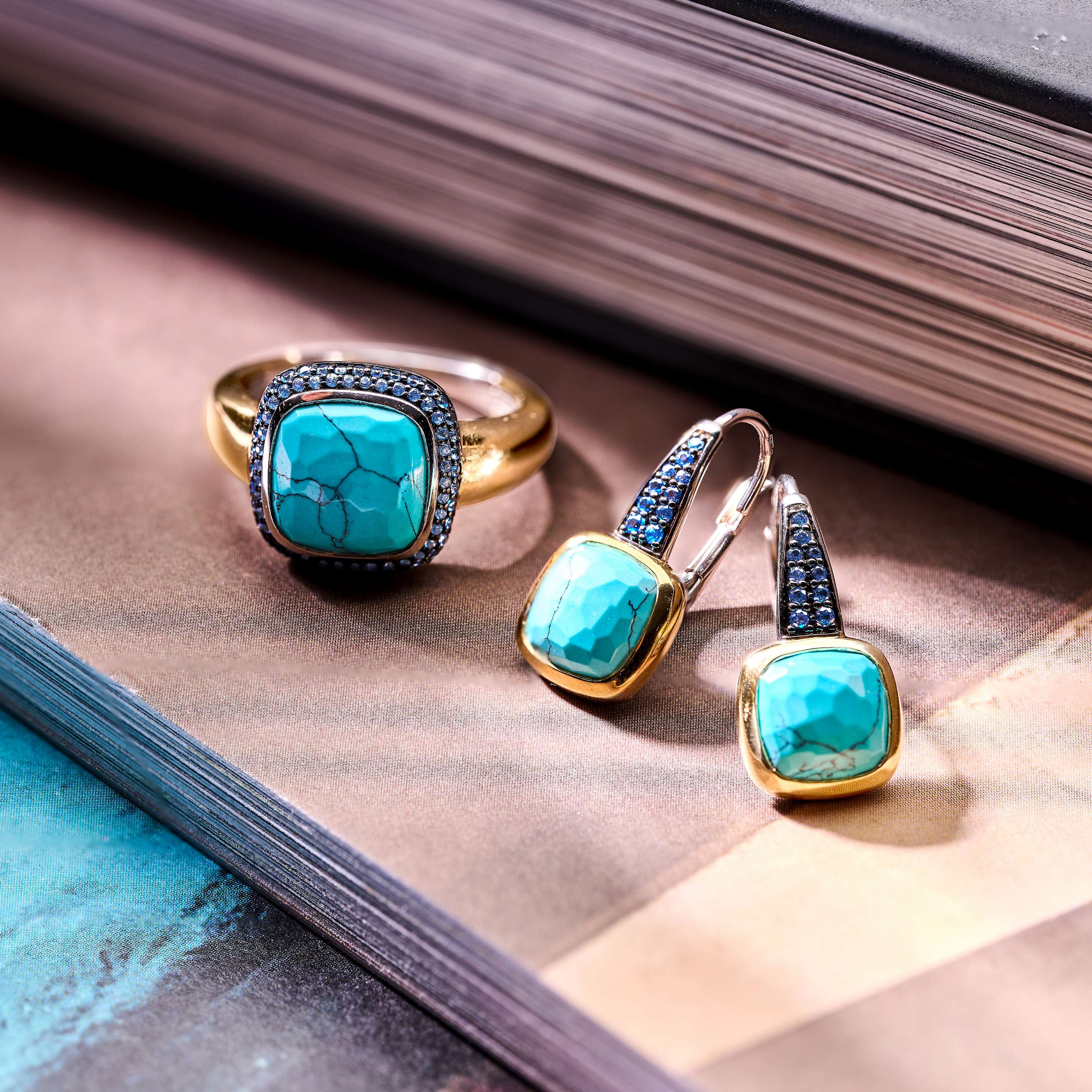 Turqoise Cushion Ring - Image 11