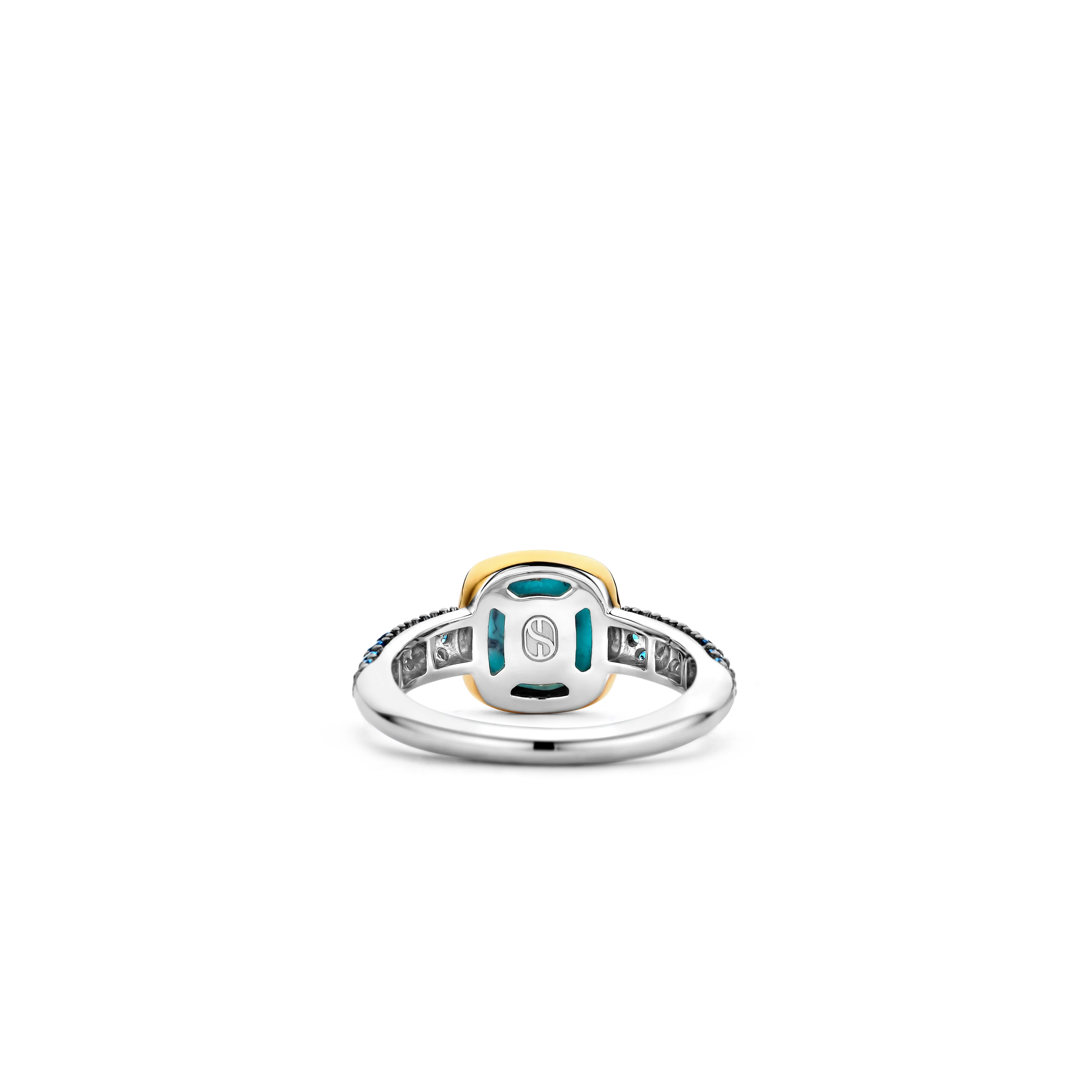 Turqoise Zirkonia Cushion Ring - Image 4