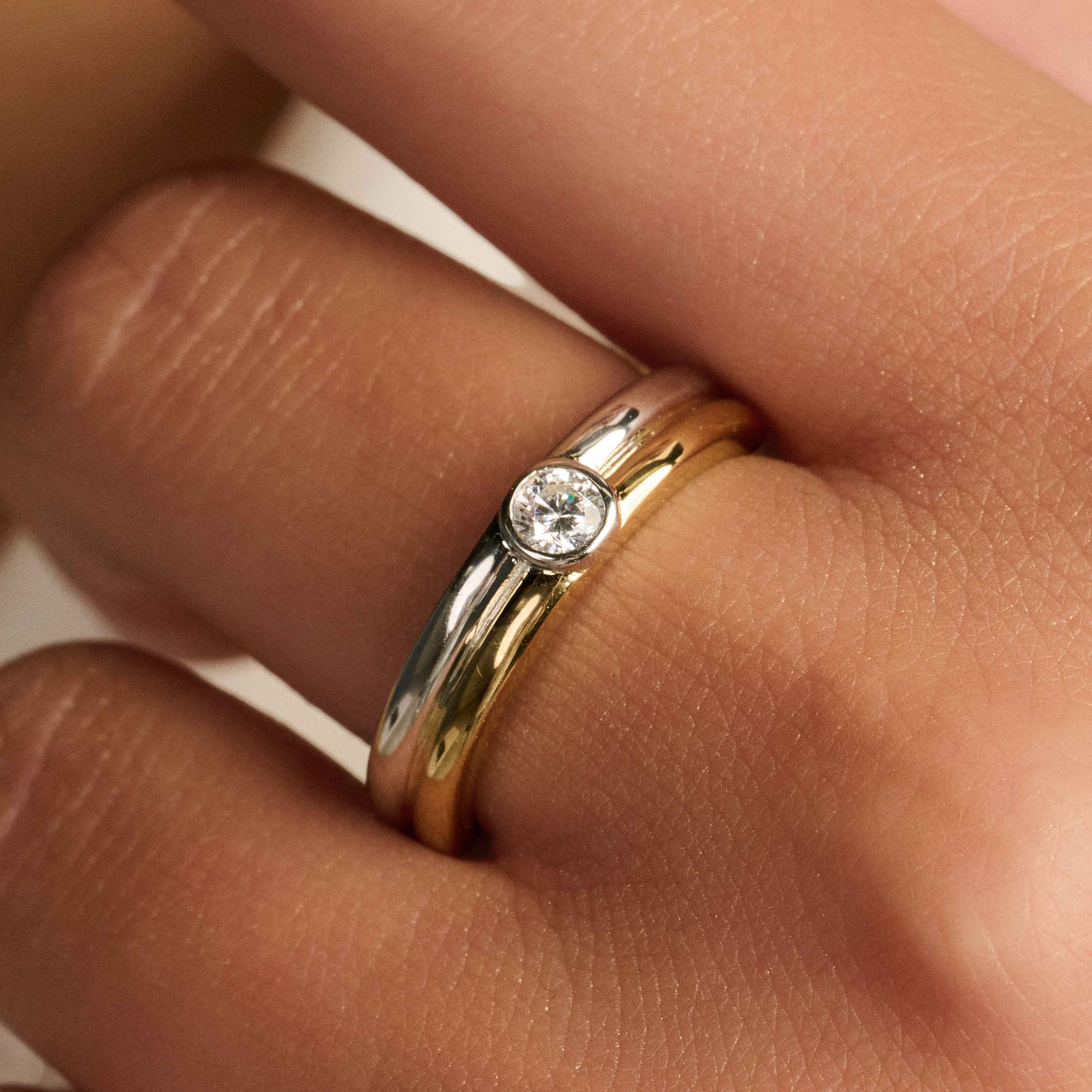 Double Ring met steen - Image 10