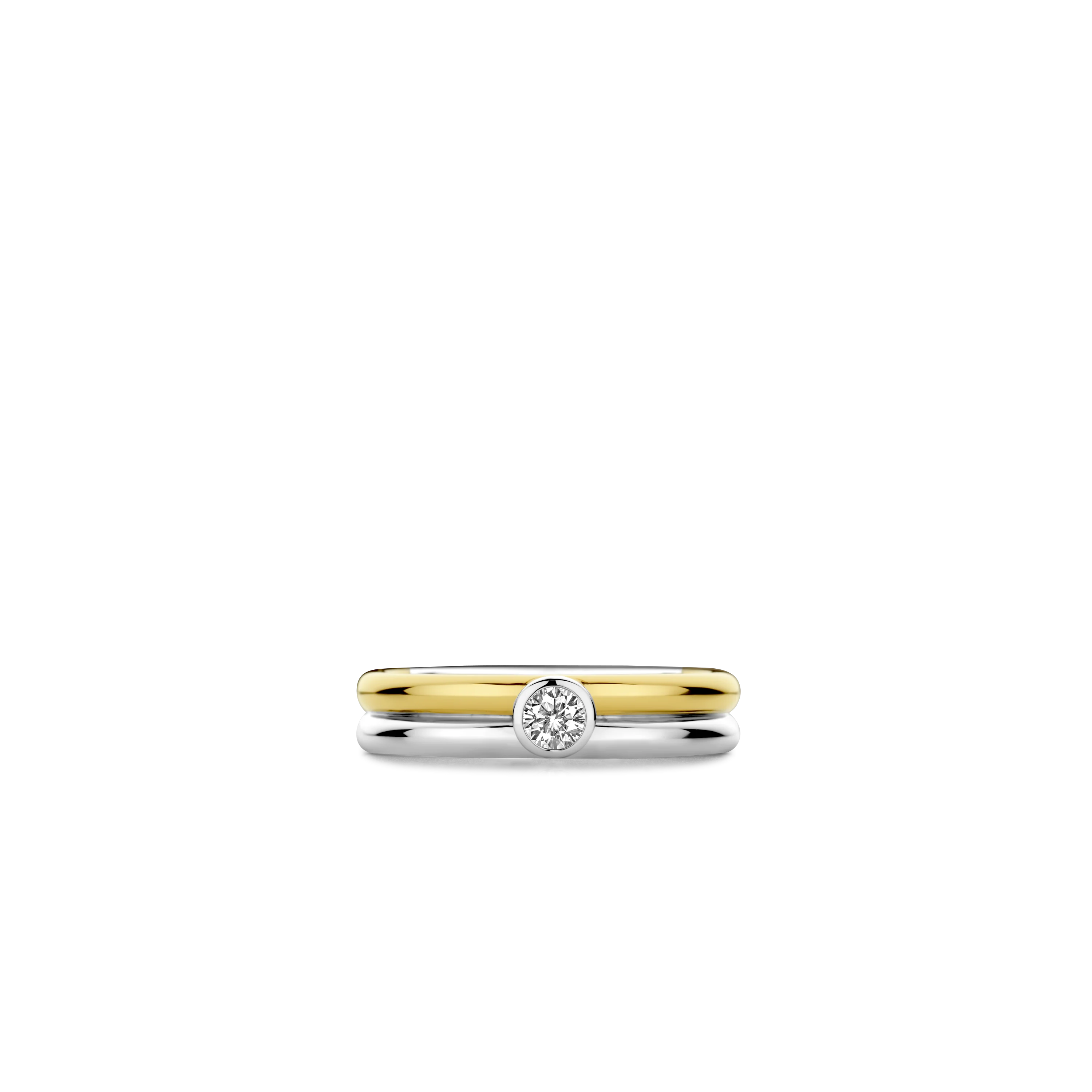 Double Ring met steen - Image 3