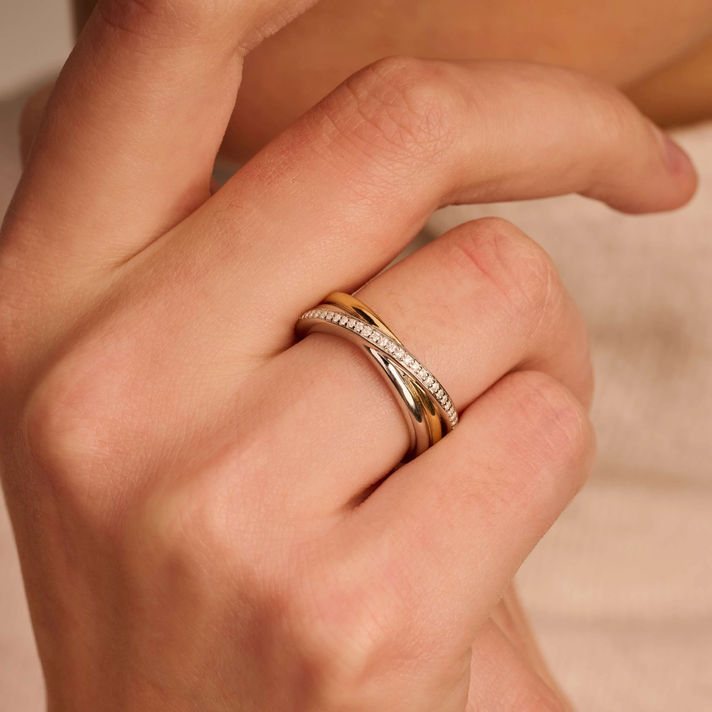 Zirkonia Crossover Ring - Image 9