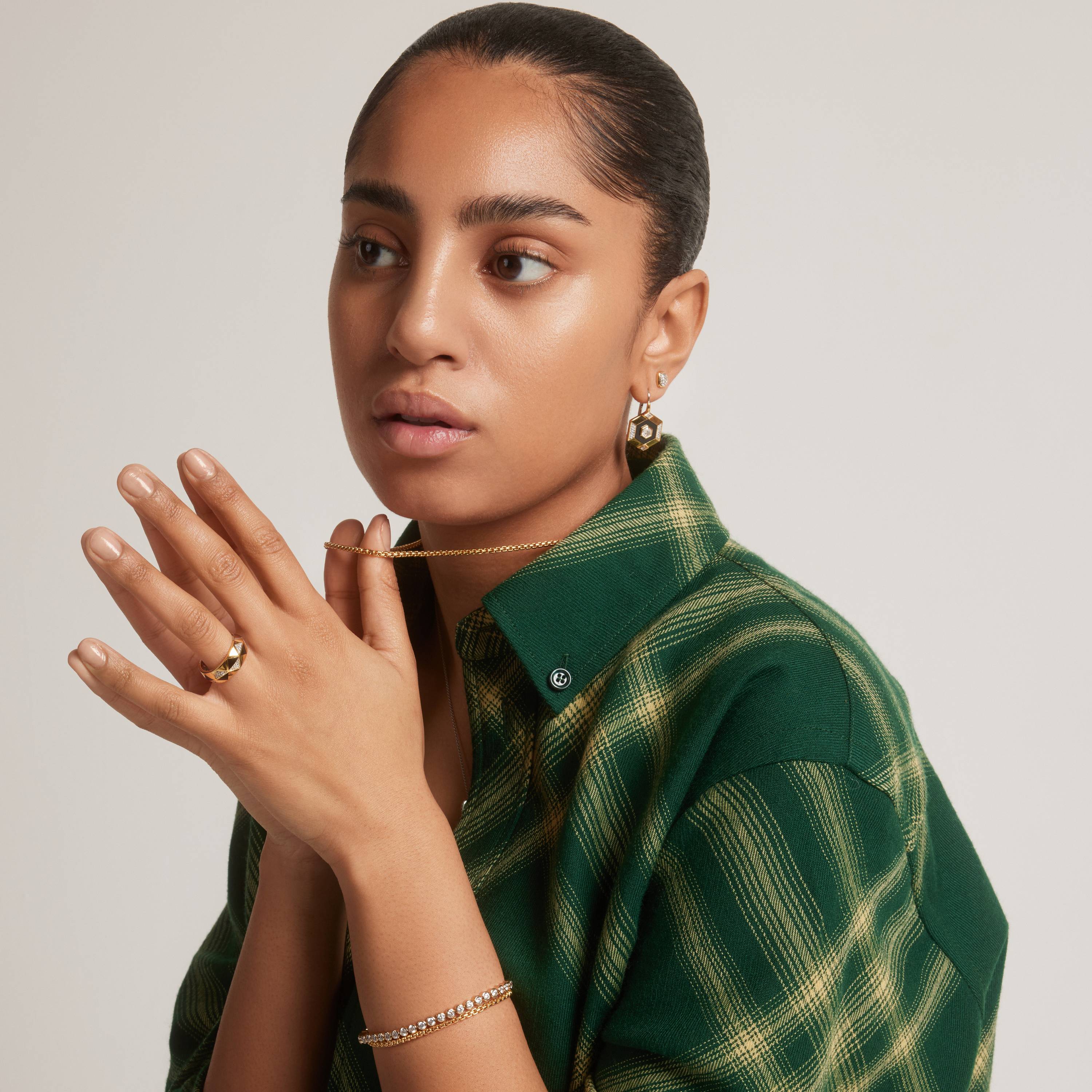 Vintage Geometric Ring - Image 6