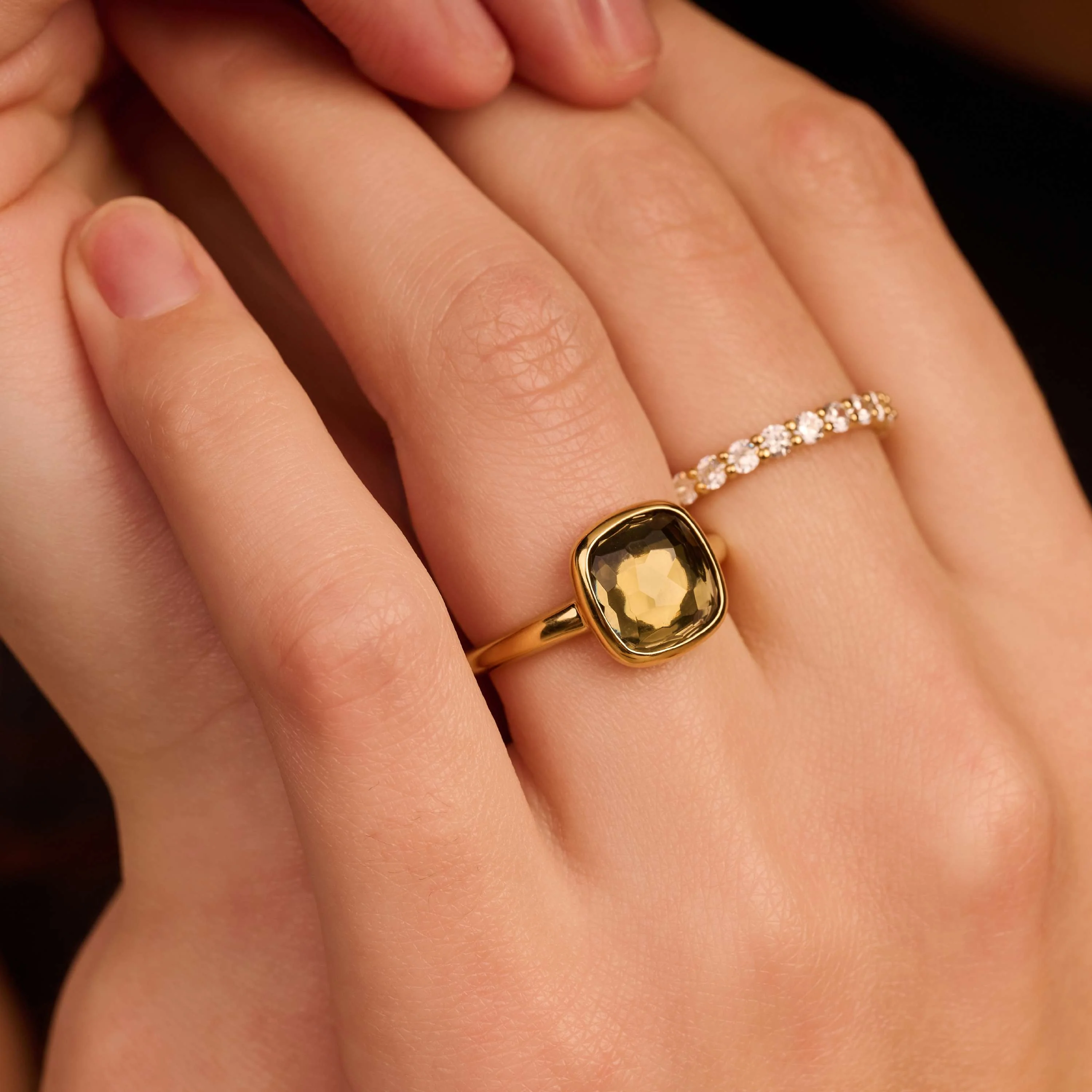 Kaki Cushion Ring - Image 7