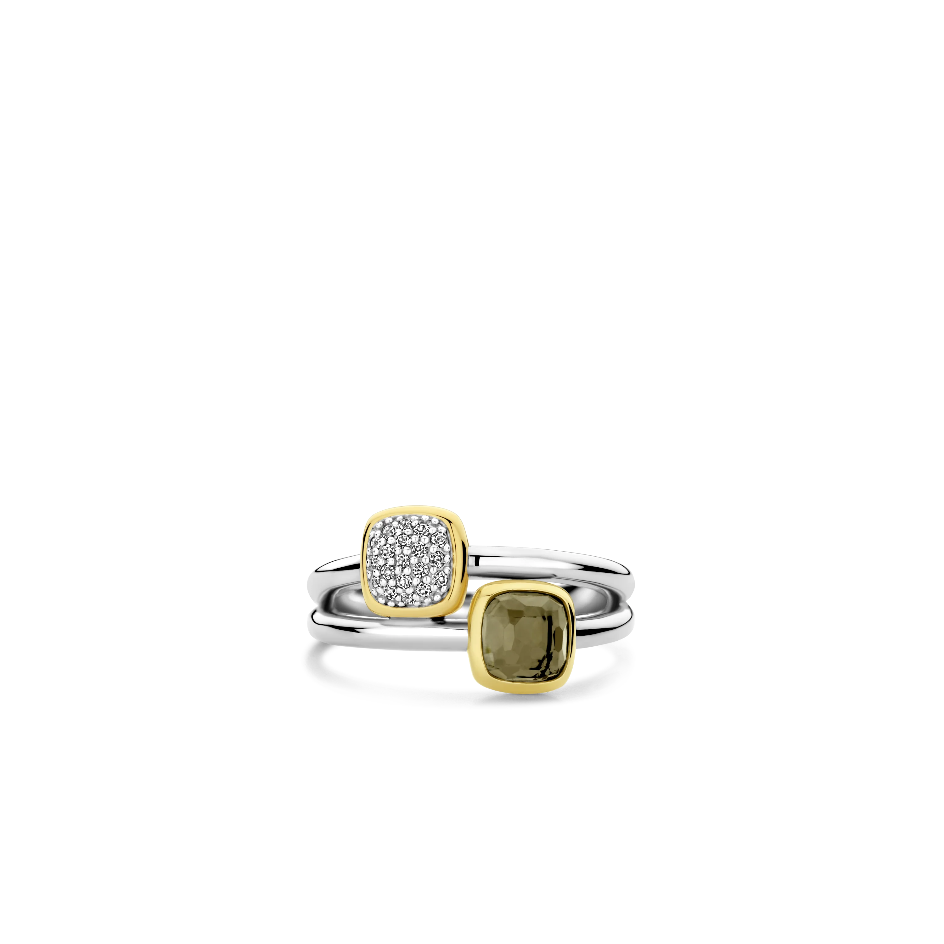 Double Cushion Zirkonia Ring - Image 3