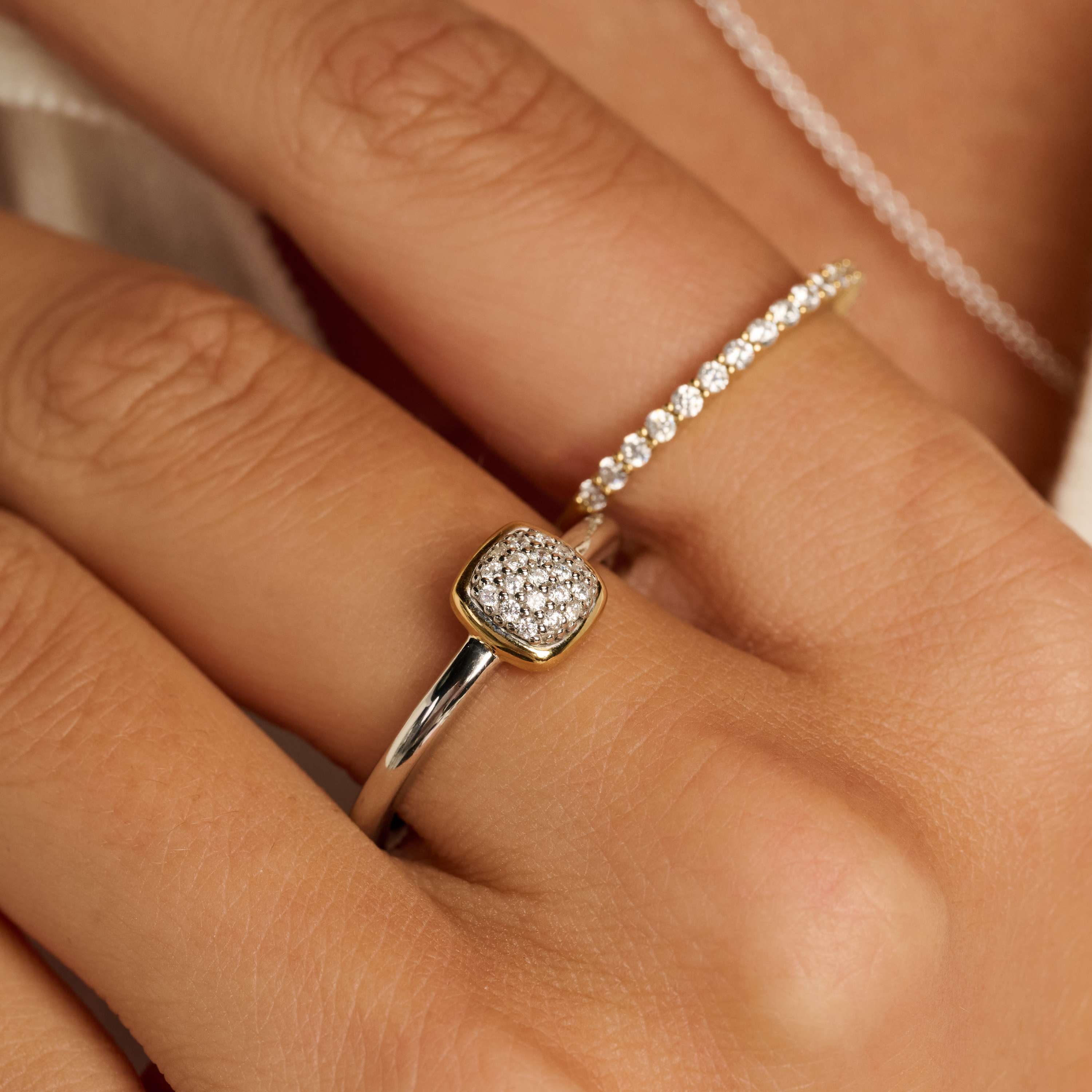 Zirkonia Cushion Ring - Image 7