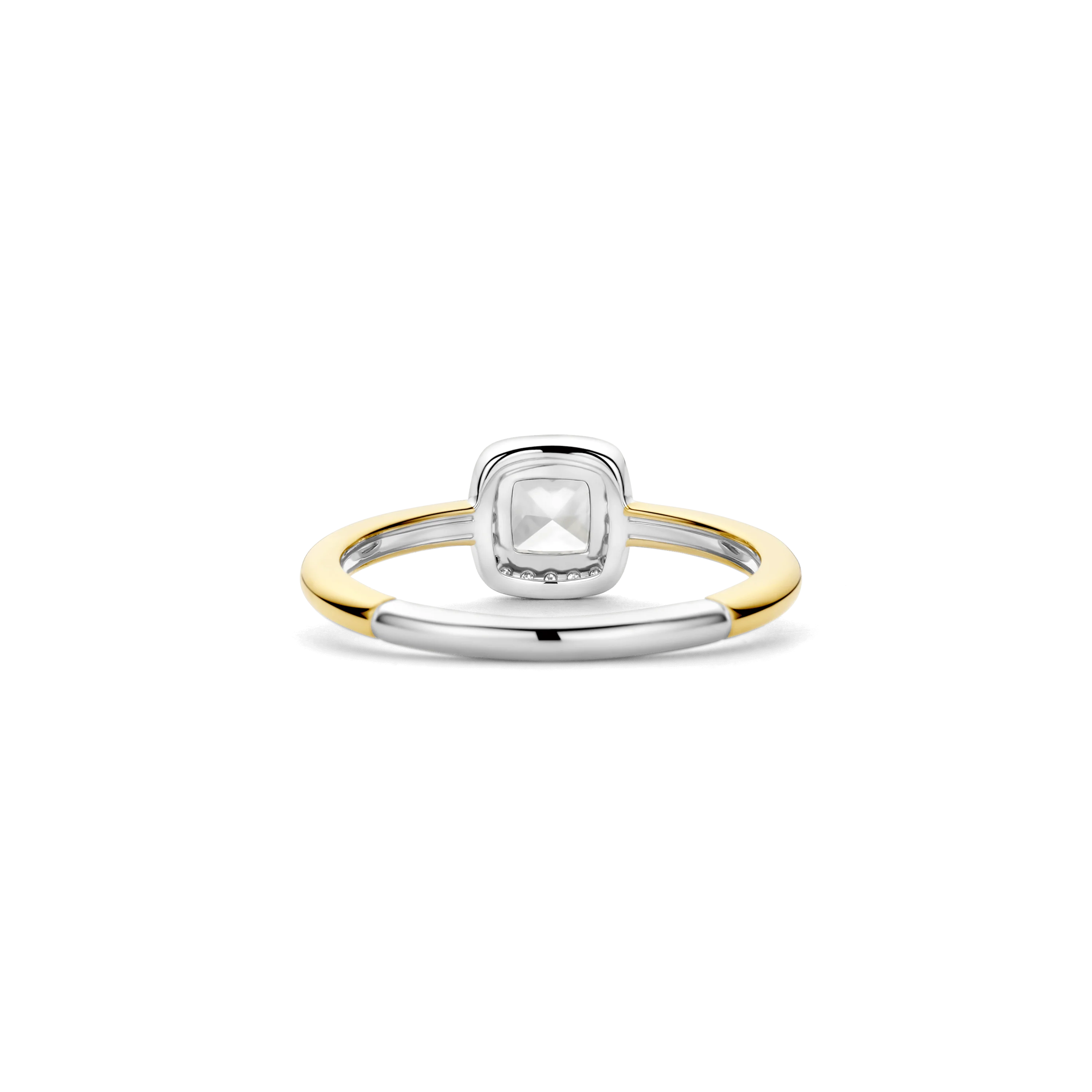 Classic Vierkante Zirkonia Ring - Image 8