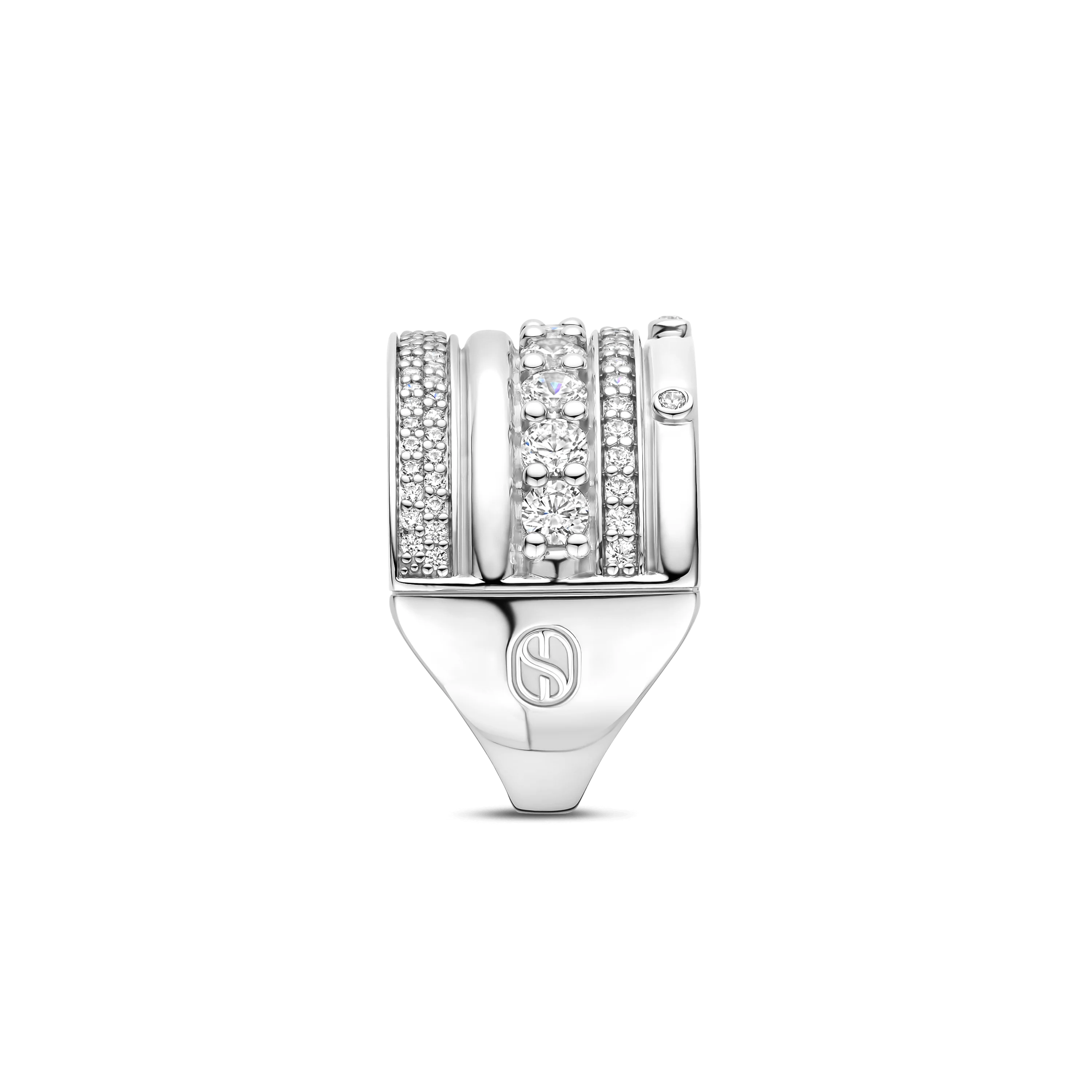 Classic Layered Zirkonia Ring - L model - Image 2