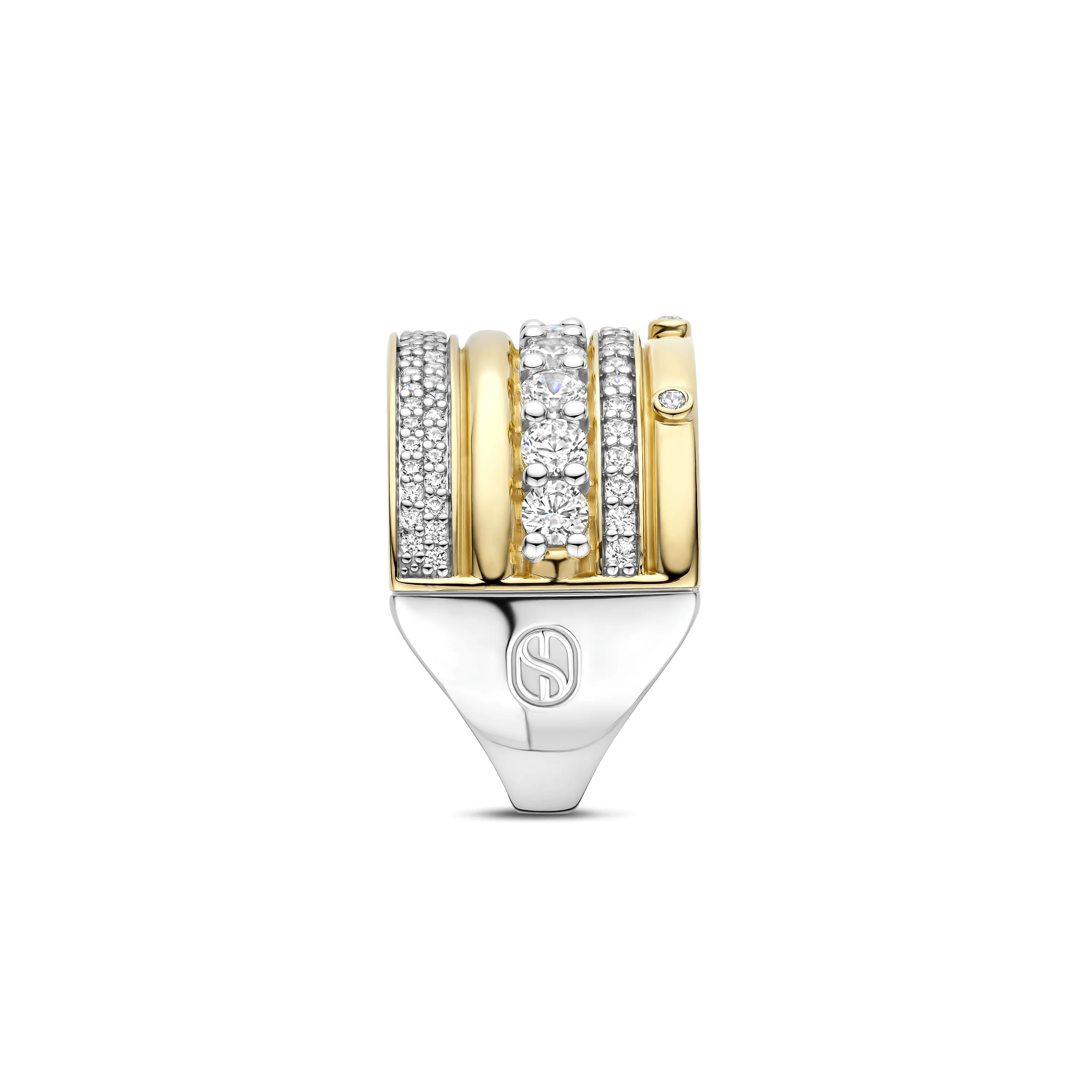 Classic Layered Zirkonia Ring - L model - Image 2