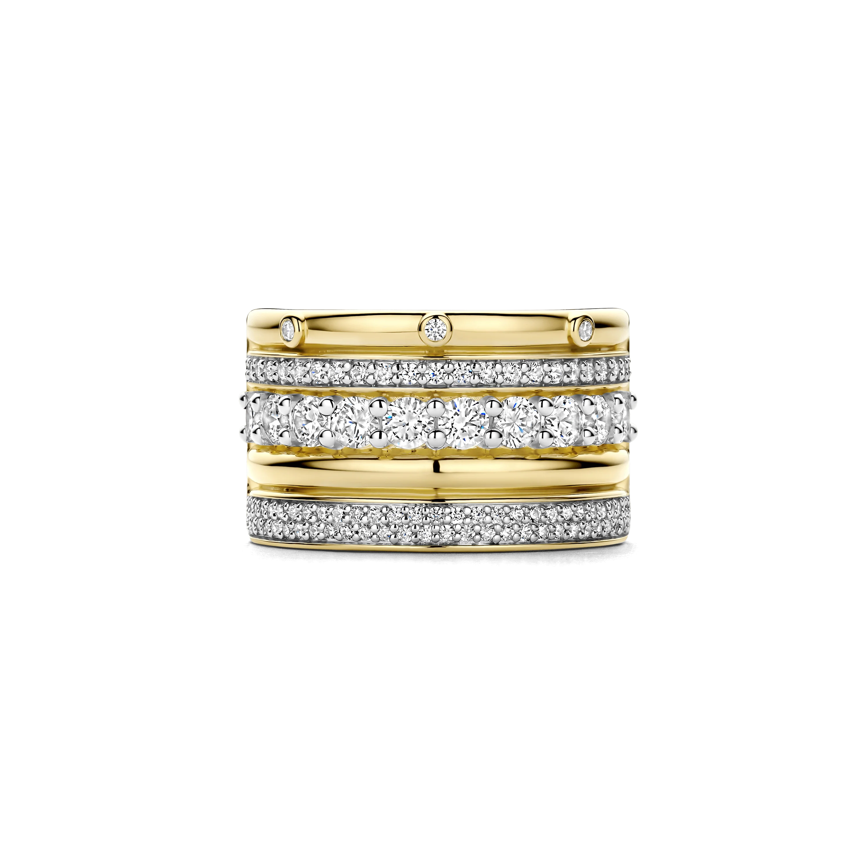 Classic Layered Zirkonia Ring - L model - Image 3