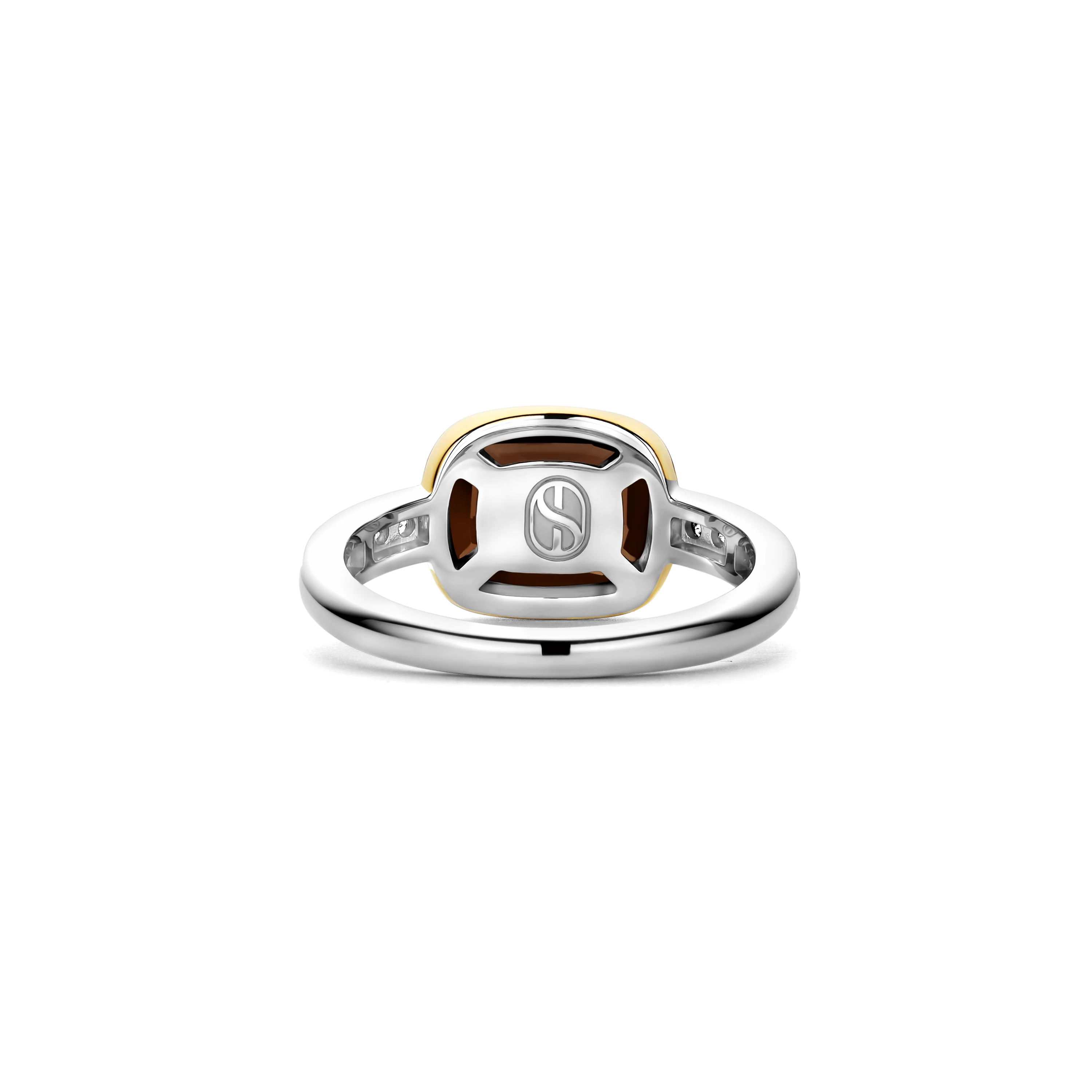 Smoky Brown Zirkonia Cushion Ring - Image 4