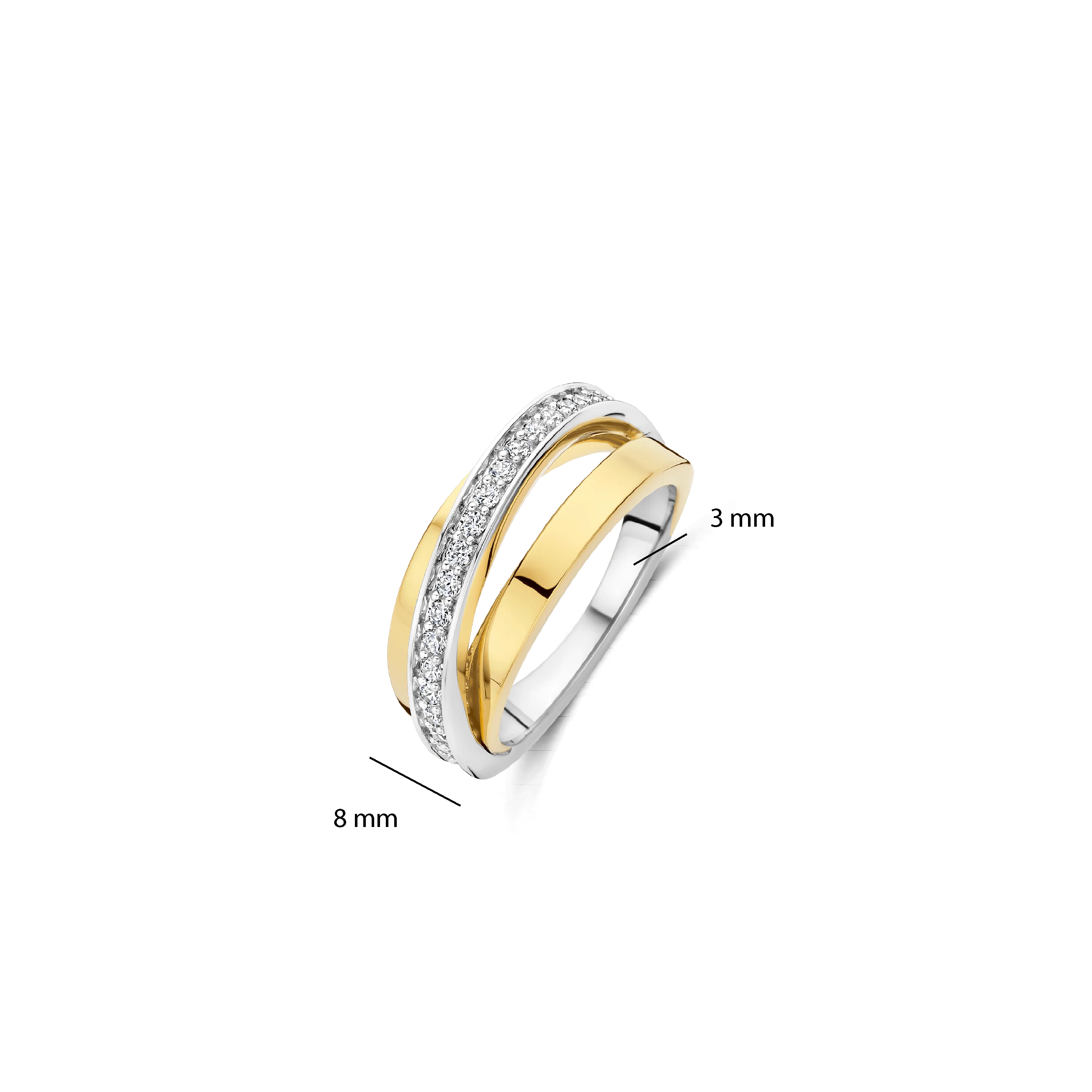 Zirkonia Crossover Ring - Image 4