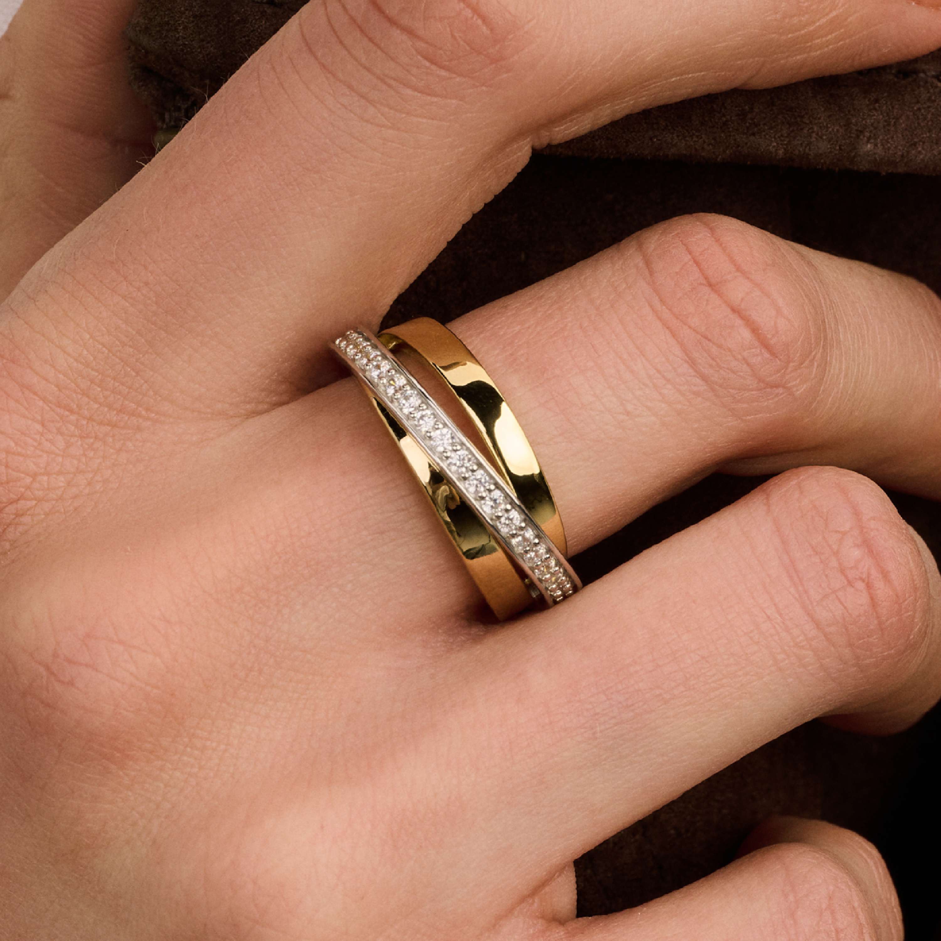 Zirkonia Crossover Ring - Image 5