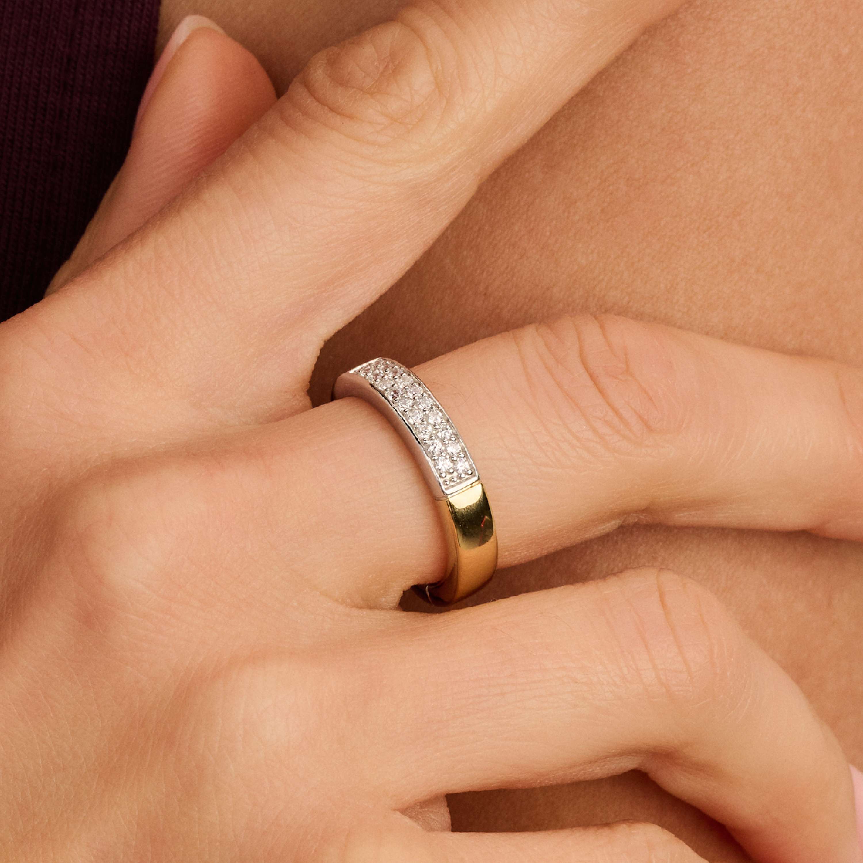 Contrast Zirkonia Ring - Image 5