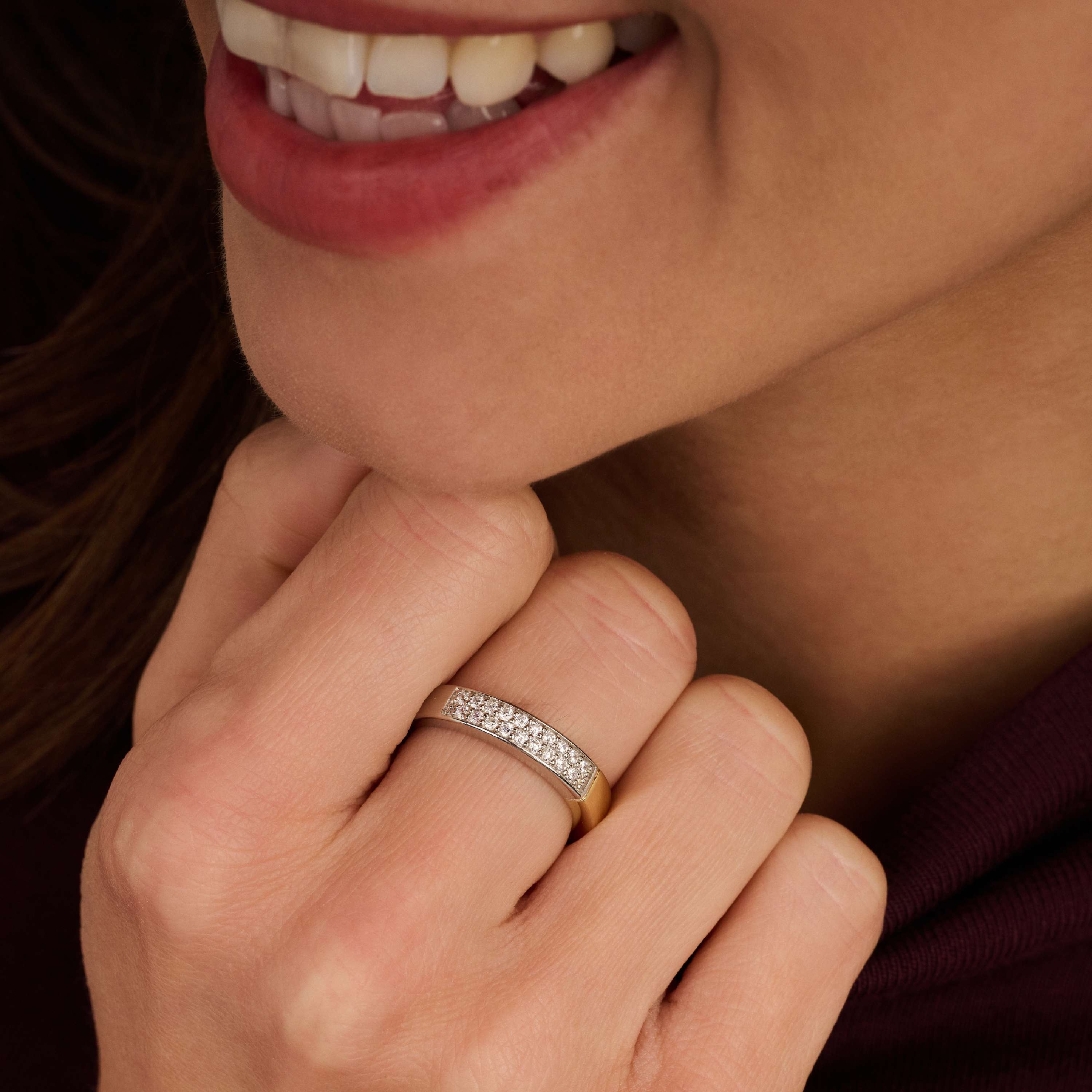 Contrast Zirkonia Ring - Image 6