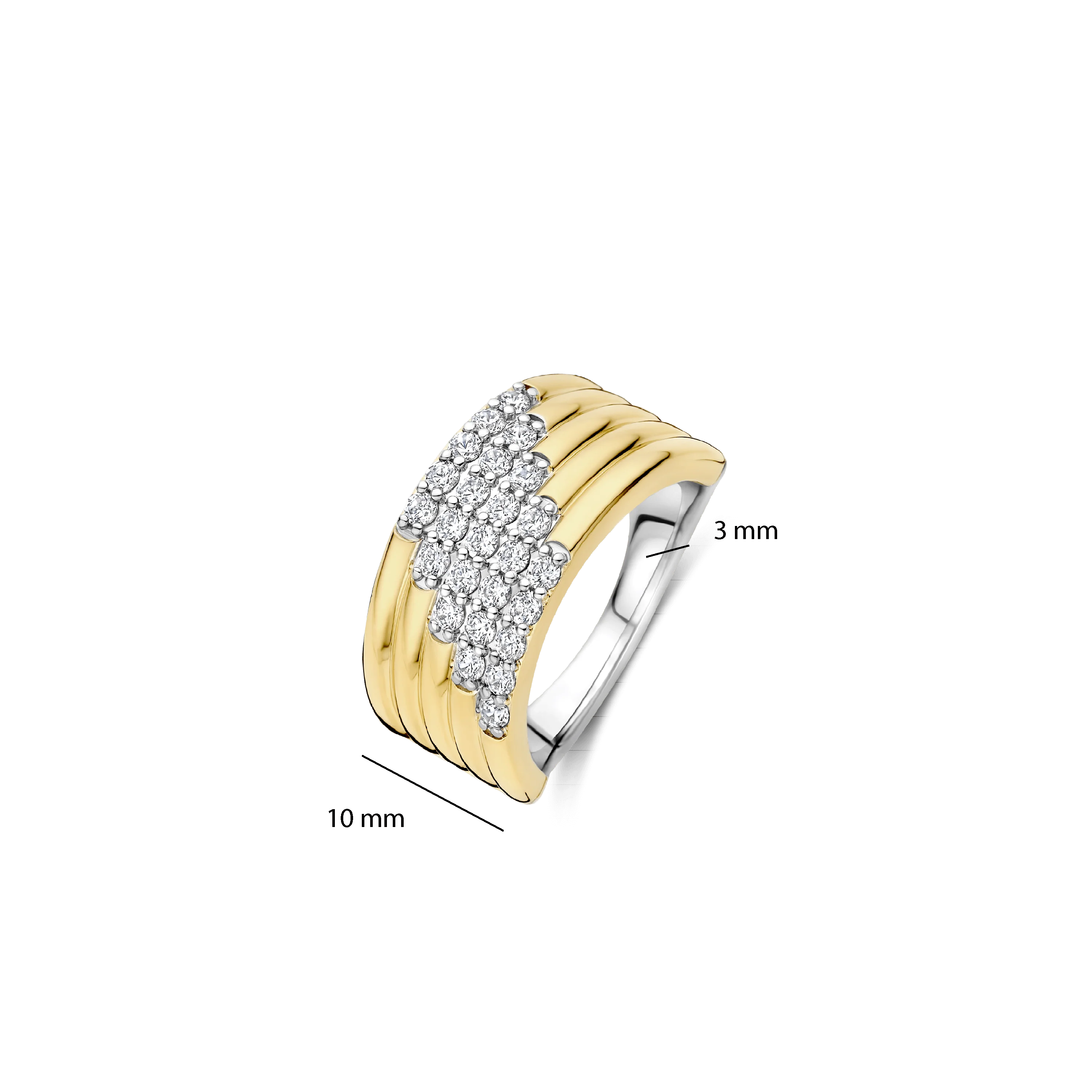 Stardust Zirkonia Layered Ring - L model - Image 4