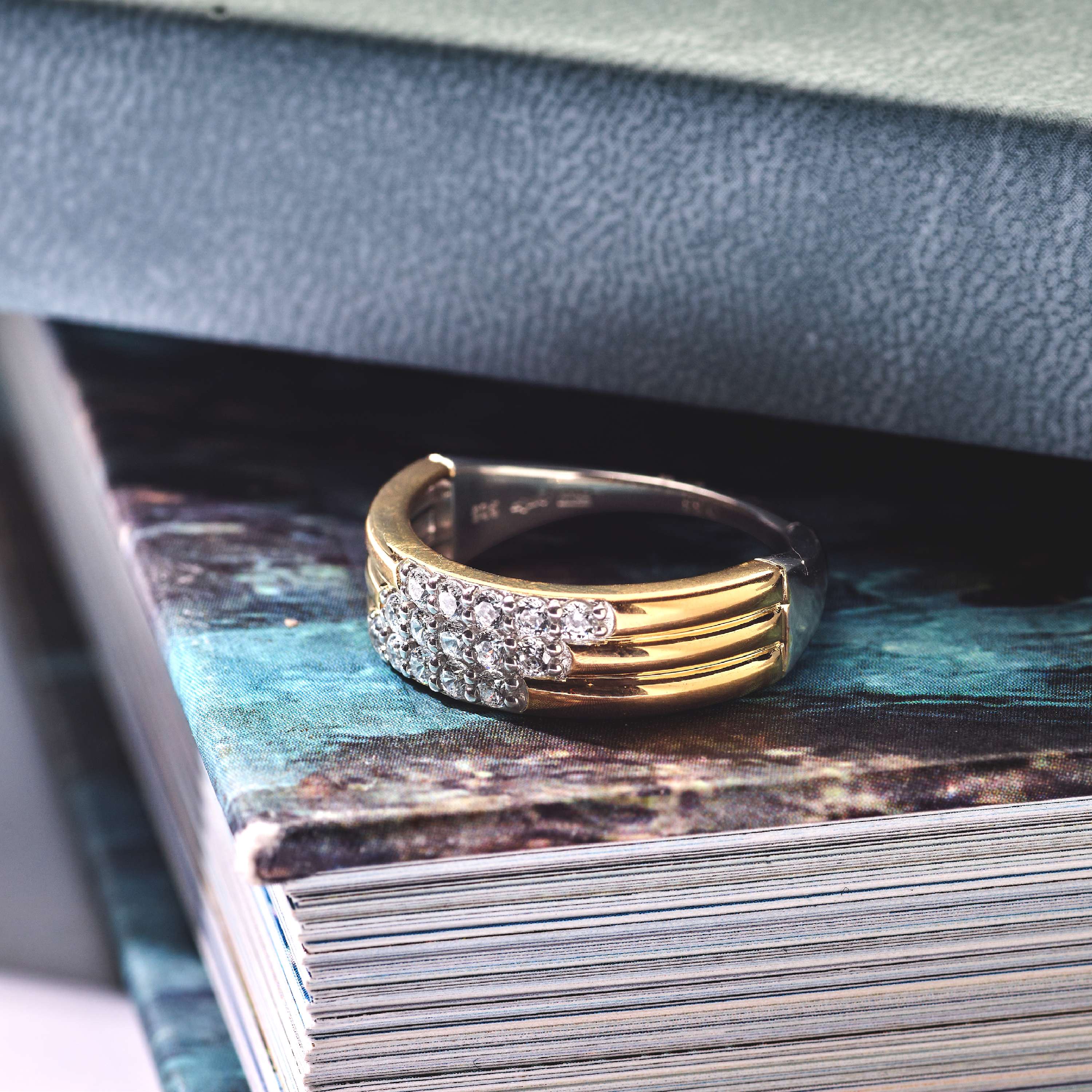 Stardust Zirkonia Layered Ring - M model - Image 8