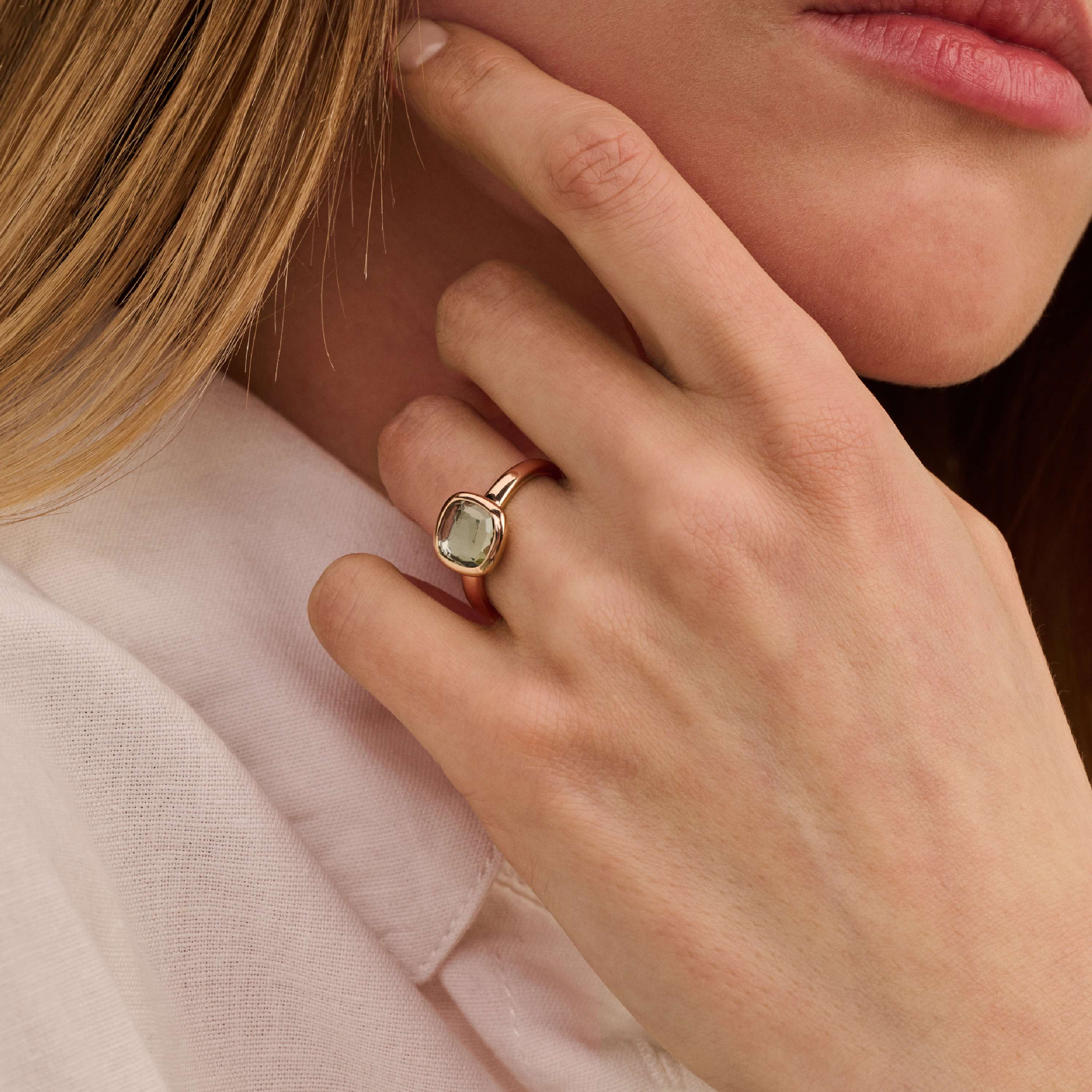 Roségoud Cushion Ring - Image 6