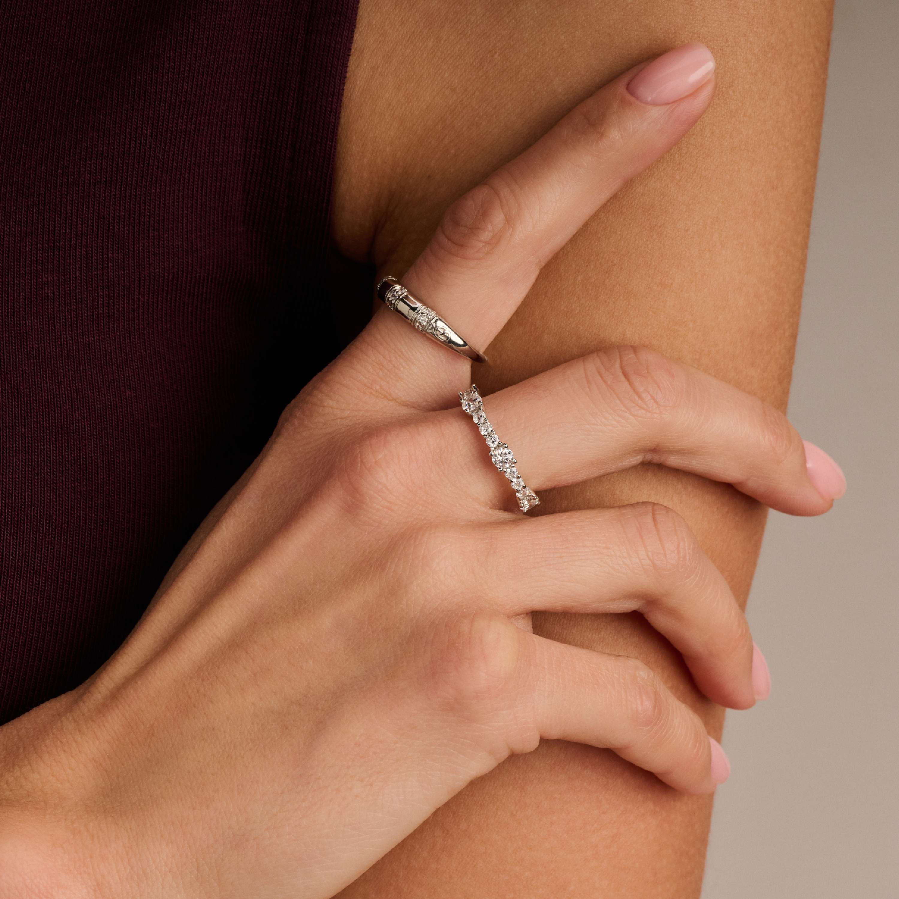 Vintage Zirkonia Ring - Image 6