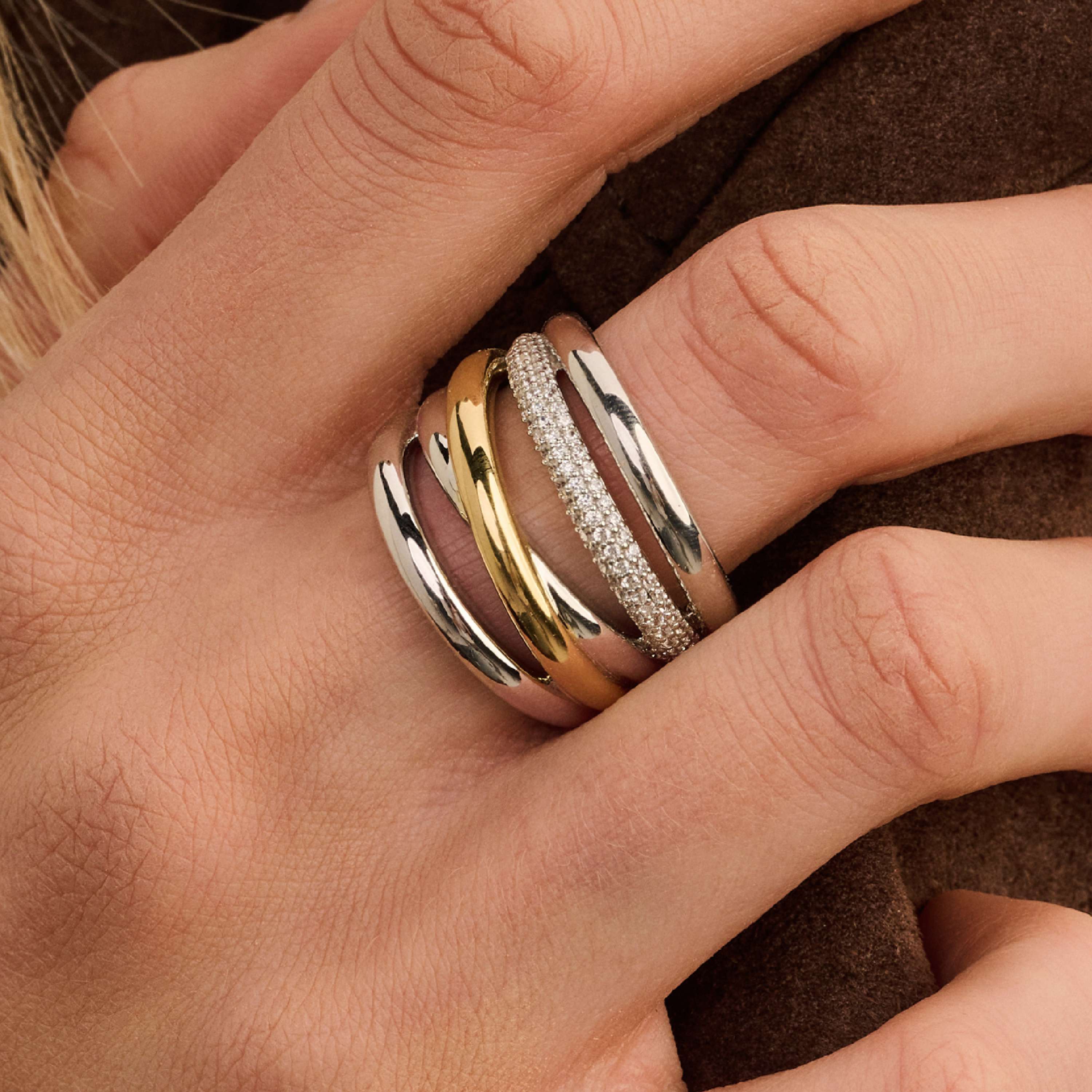 Zirkonia Structure Ring - L model - Image 7