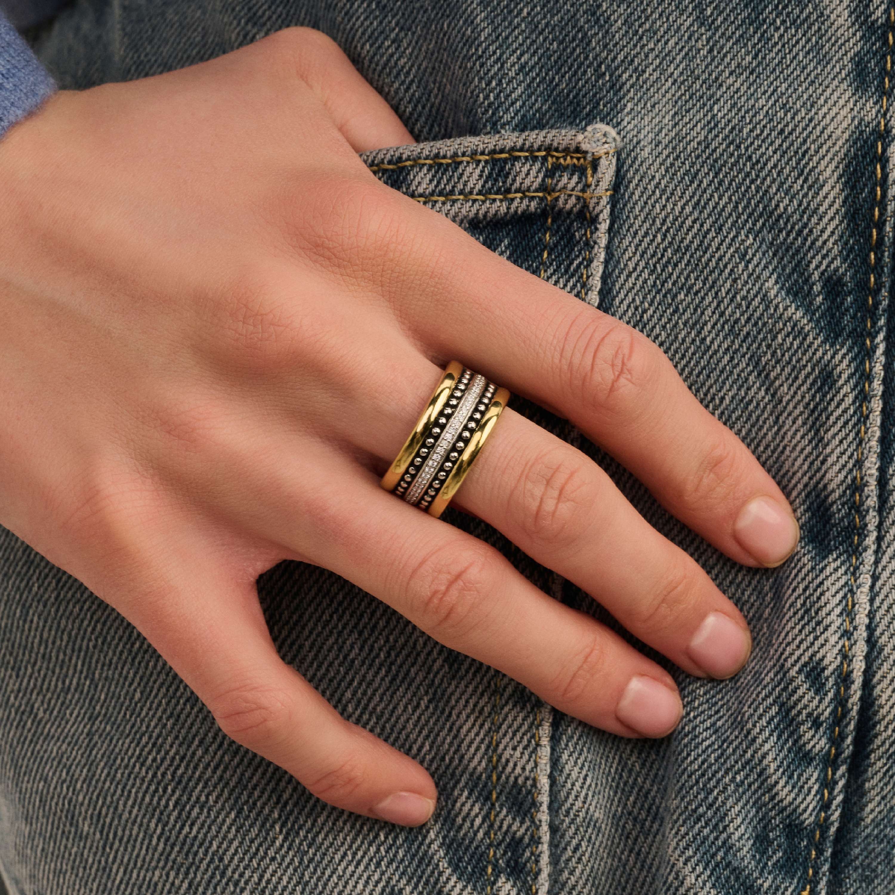 Structure Ring Goudkleurig - Image 6