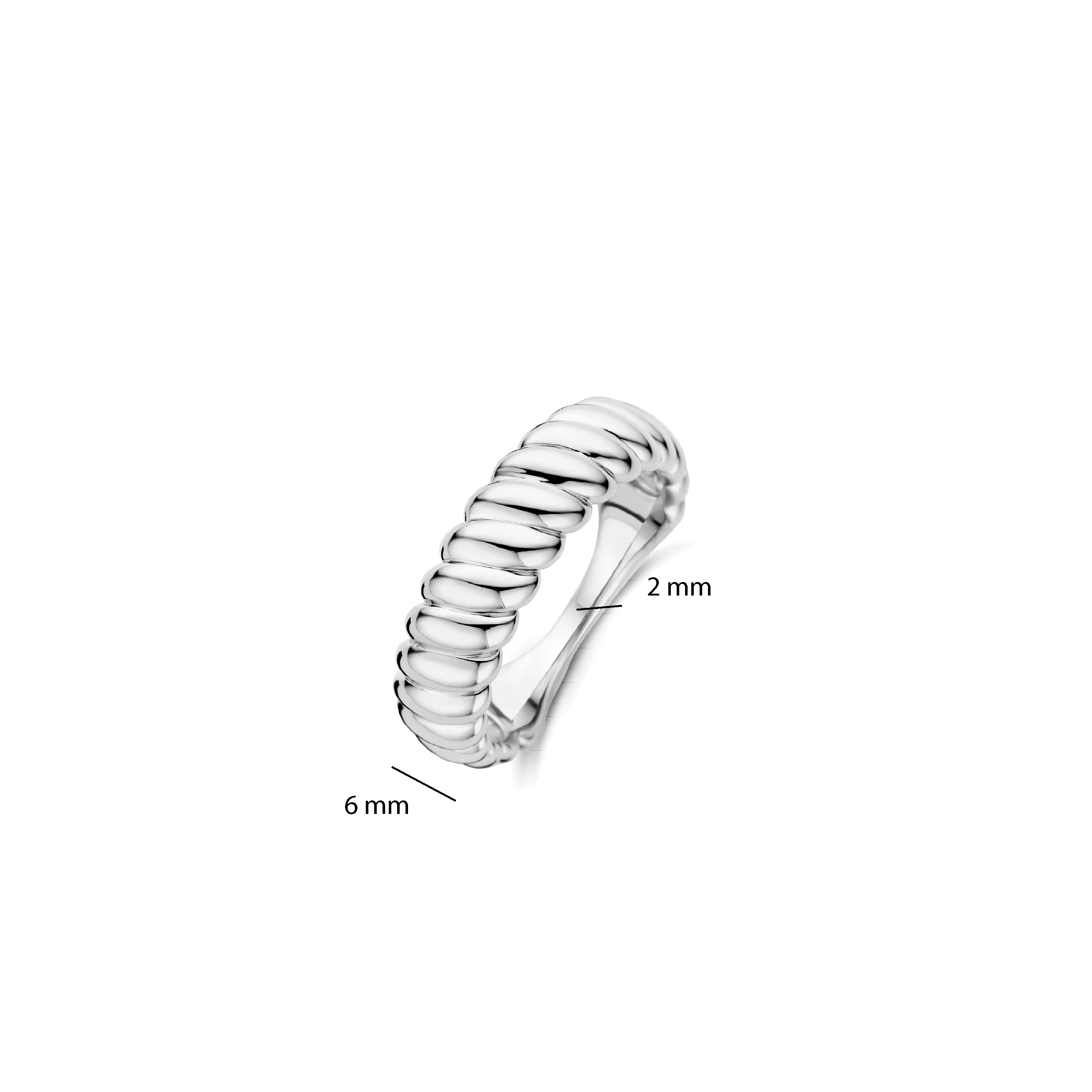 Vintage Geribbelde Ring - Image 4