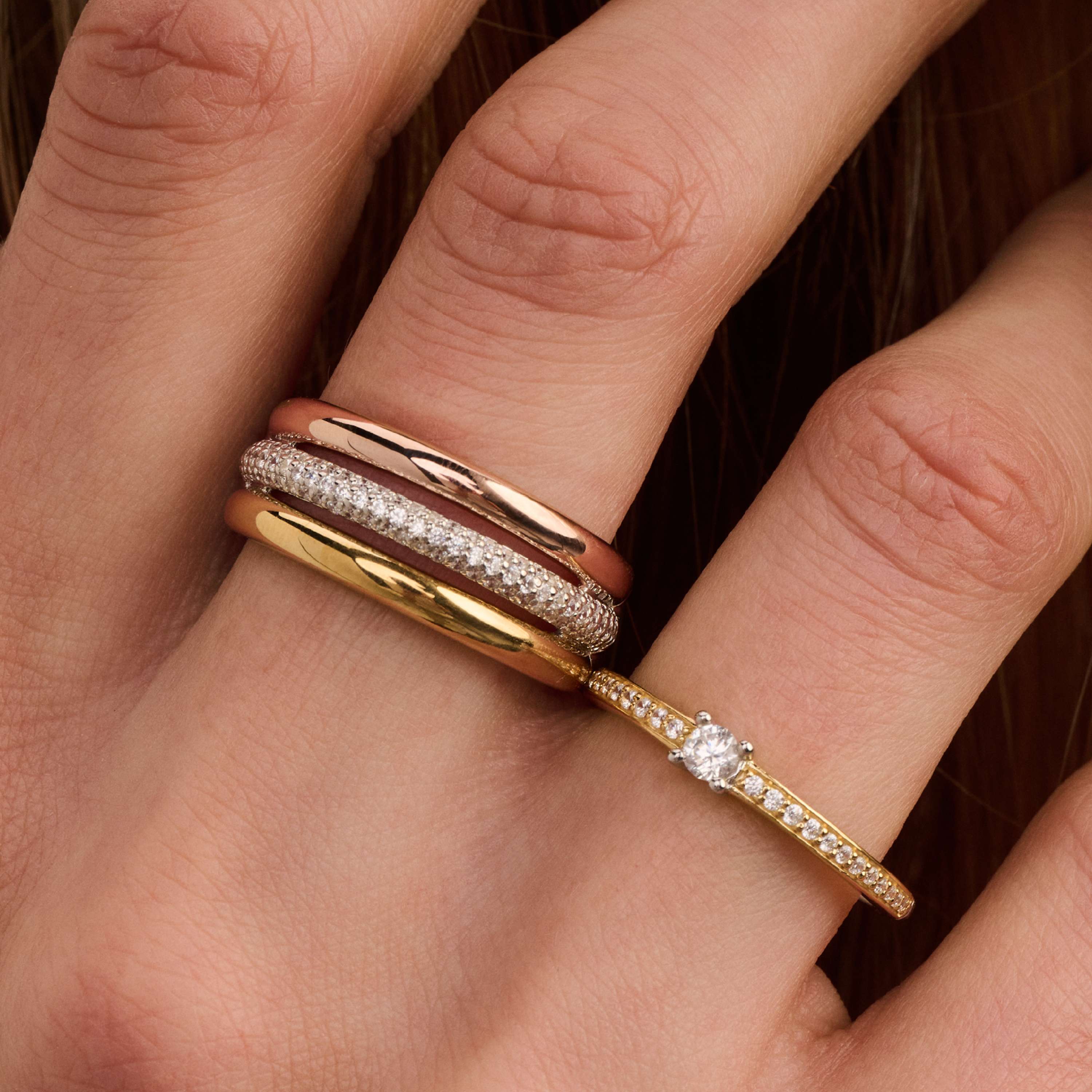 Tricolor Zirkonia Ring - Image 7