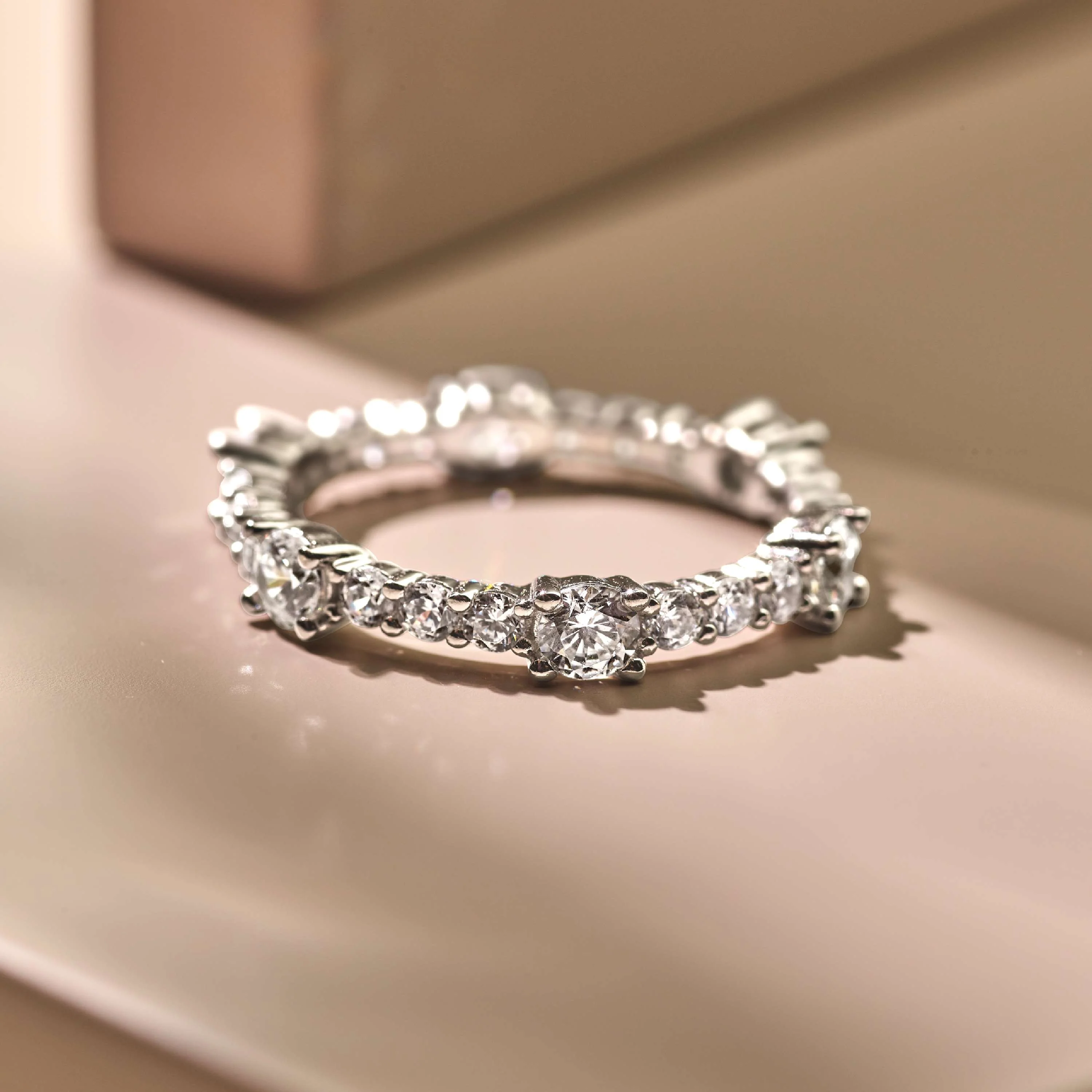 Eternity Tennis Ring - Image 8