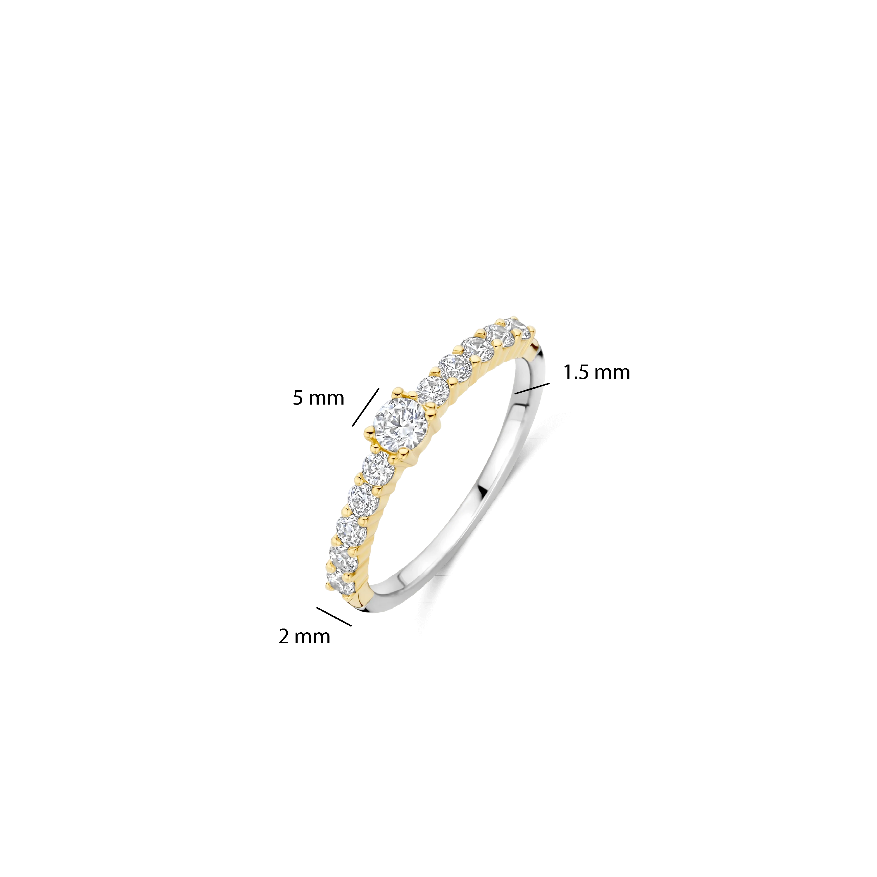 Tennis Ring met steen - Image 4