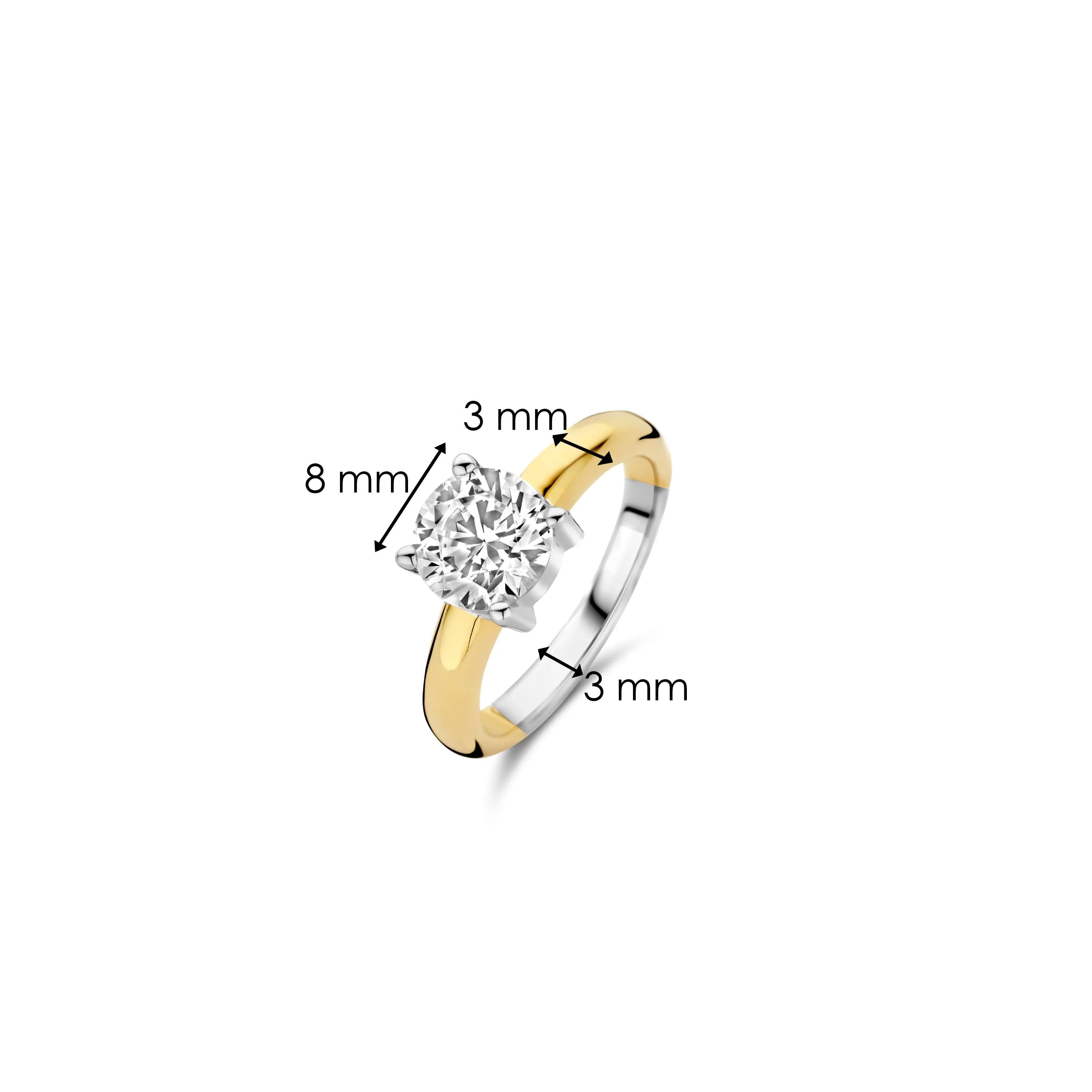 Classic Zirkonia Ring 8mm - Image 2
