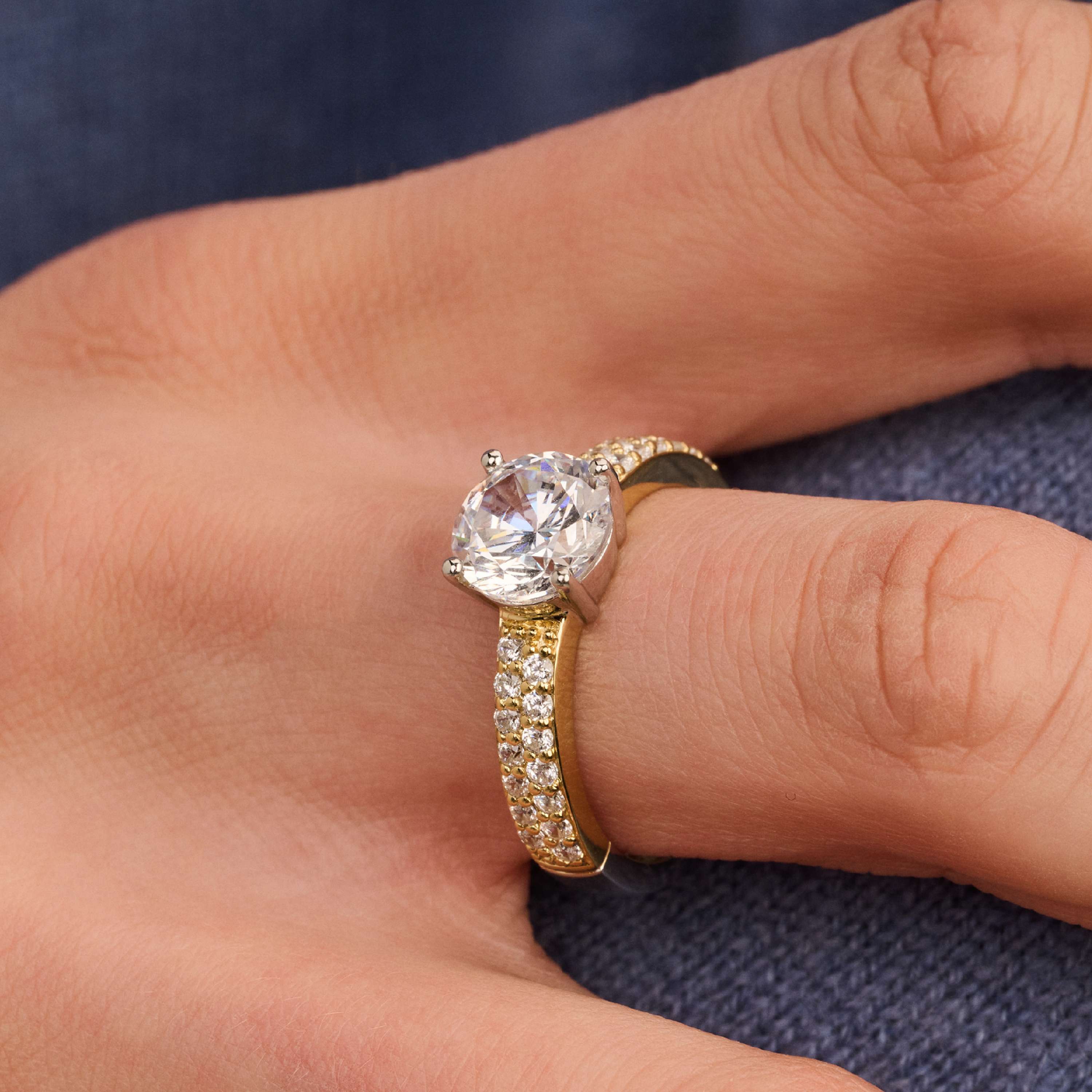 Classic Zirkonia Ring met steen - Image 7