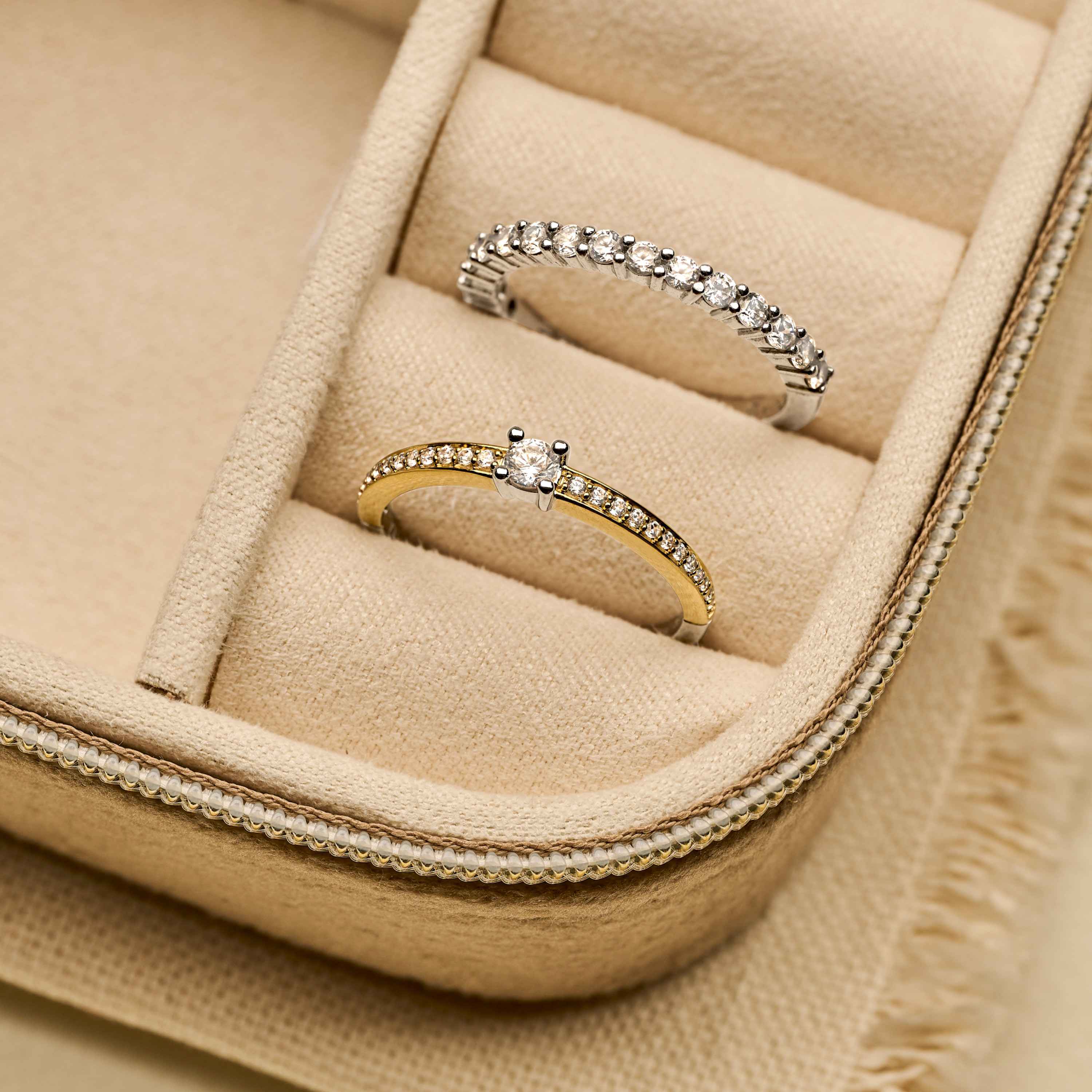 Classic Kleine Zirkonia Ring - Image 5