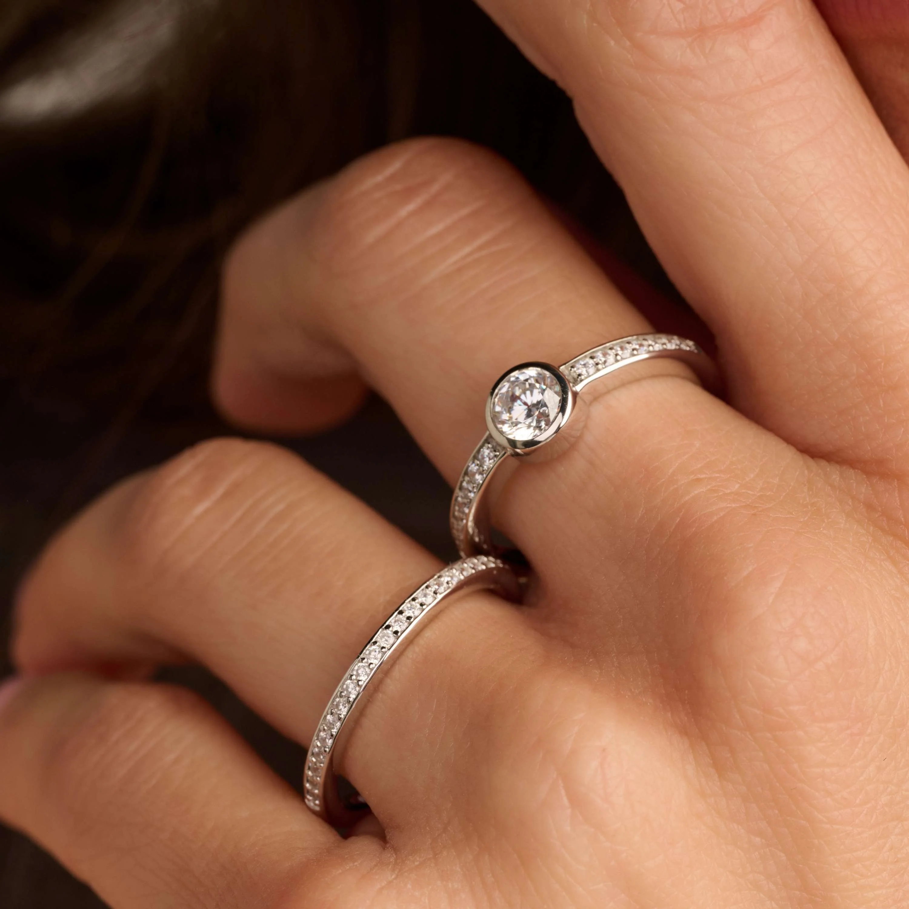 Dunne Zirkonia Ring - Image 5