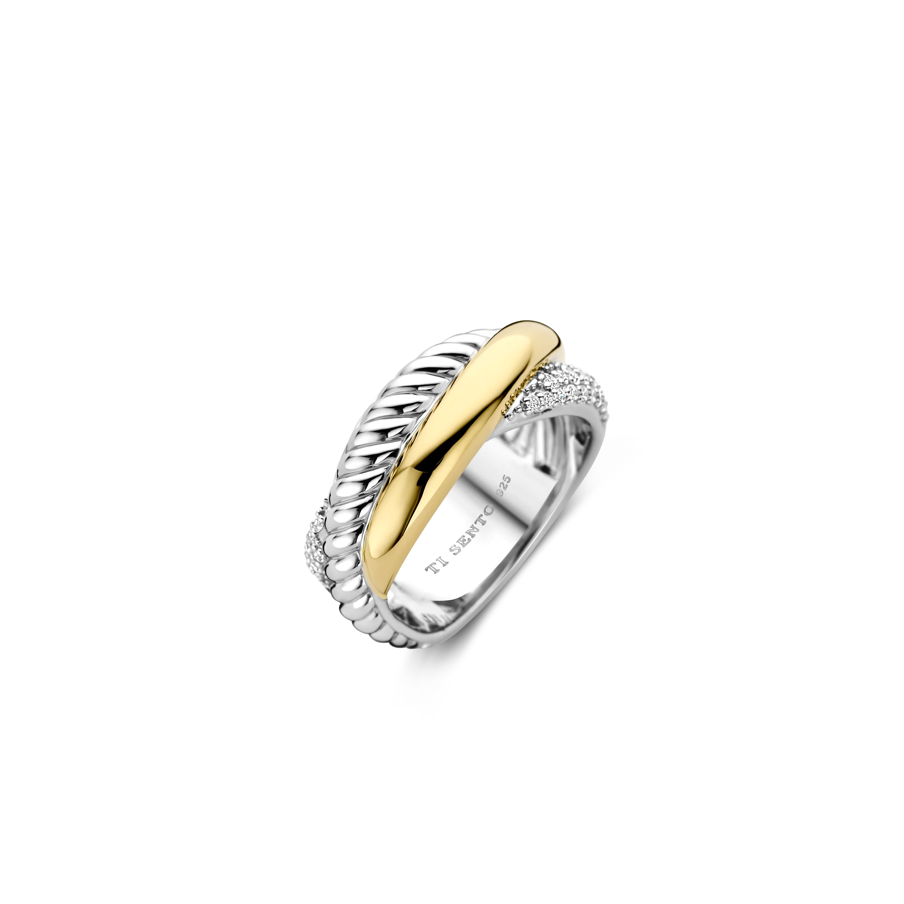Bold Structure Ring - M model